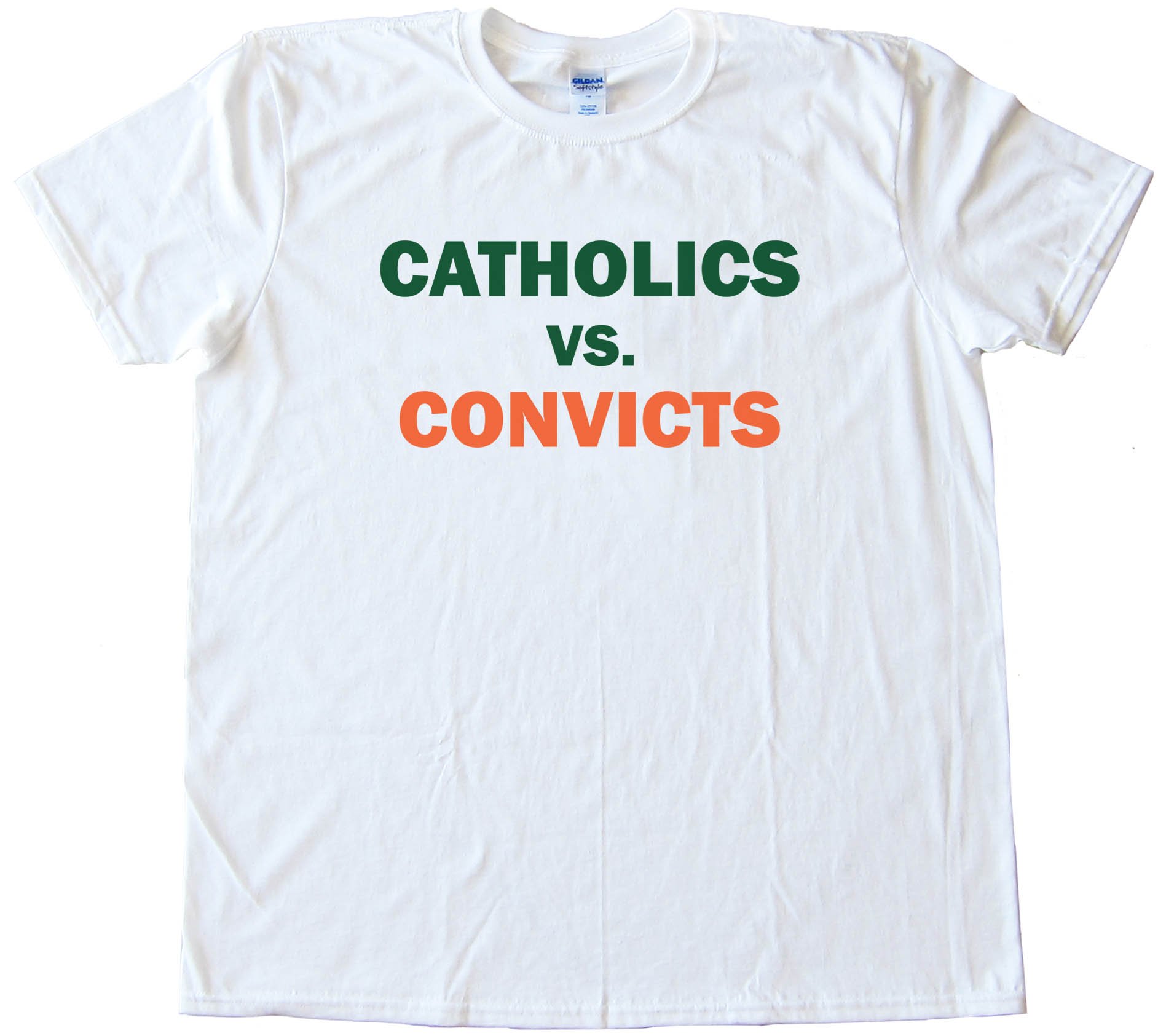 Catholics Vs. Convicts - Tee Shirt