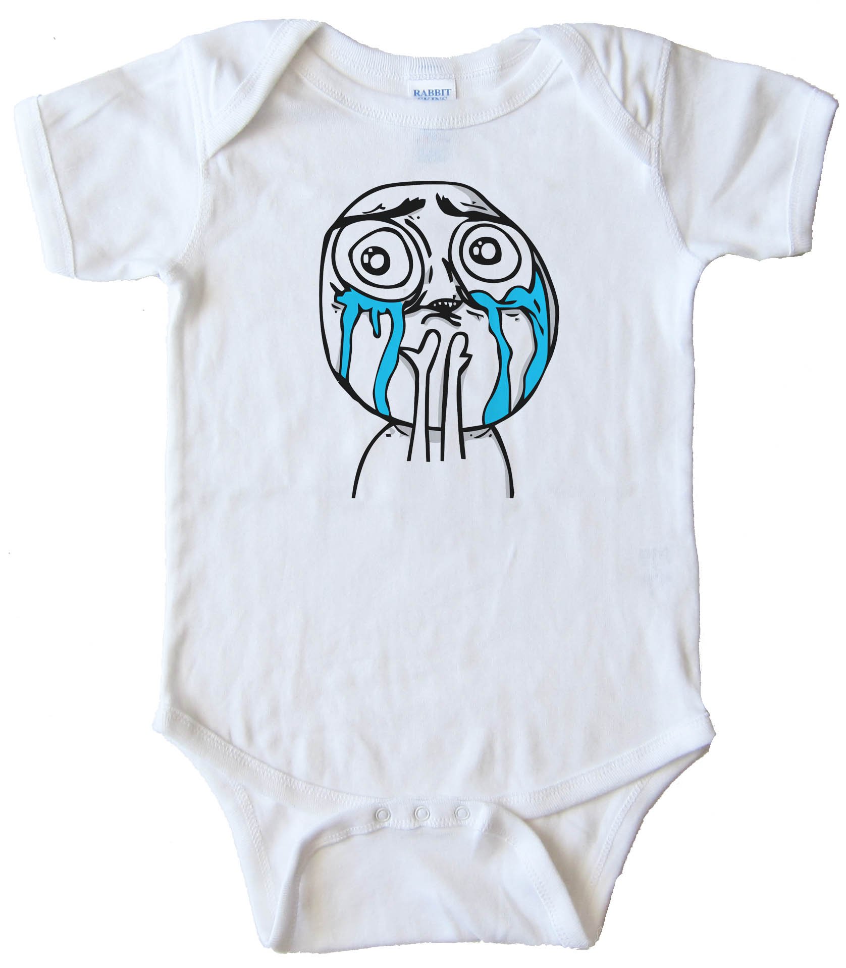 Cuteness Overload - Rage Comic Face - Baby Bodysuit