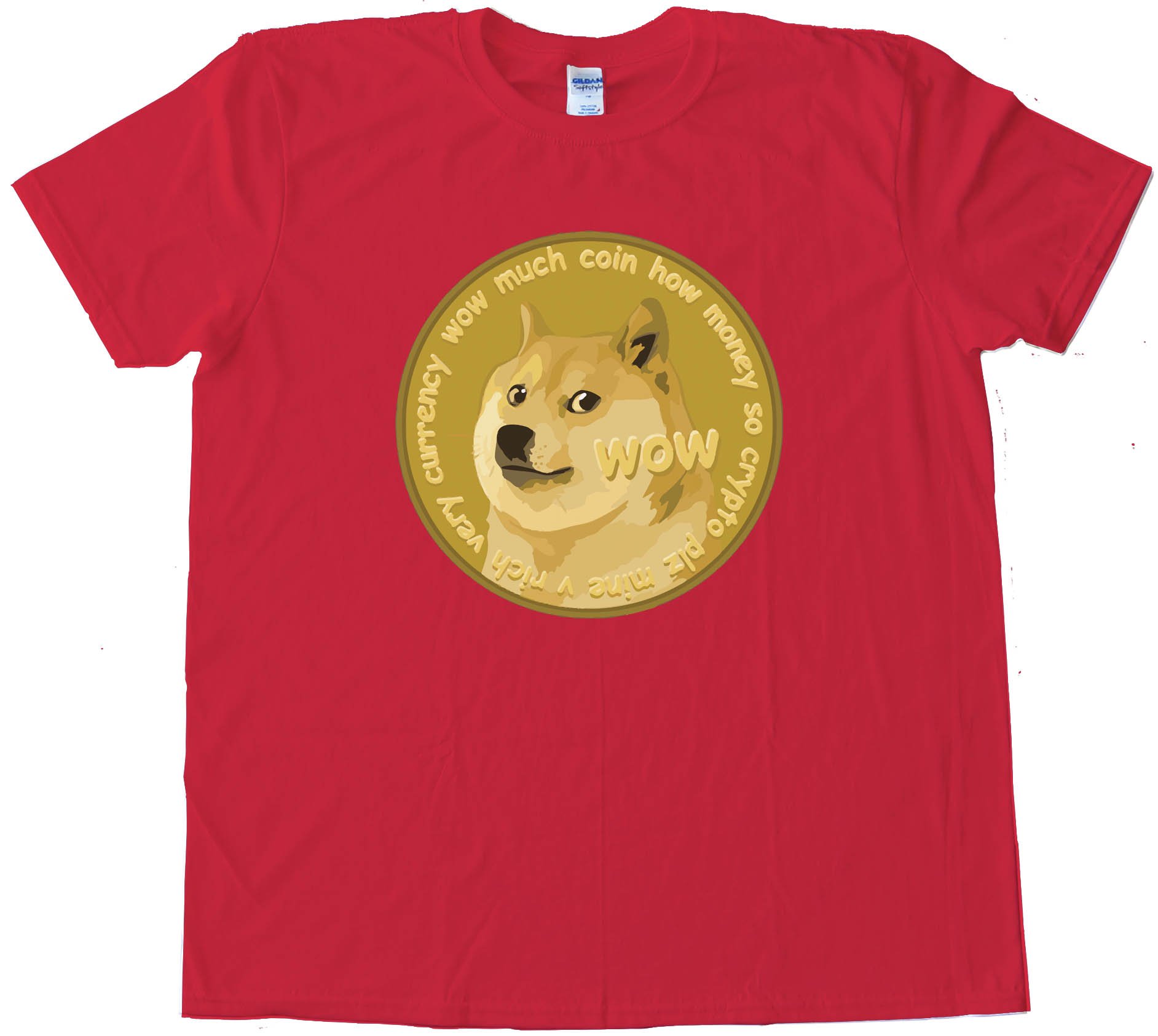 Dogecoin Doge Currency So Crypto Plz Mine Tee Shirt