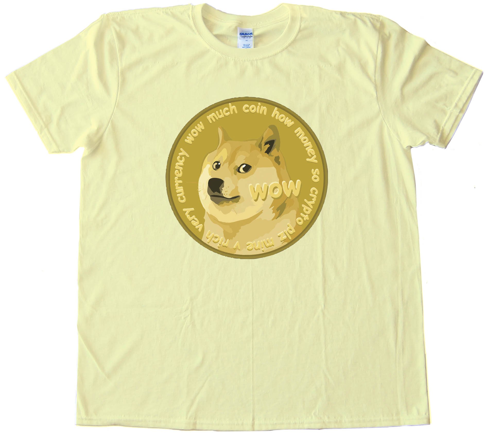 Dogecoin Doge Currency So Crypto Plz Mine Tee Shirt