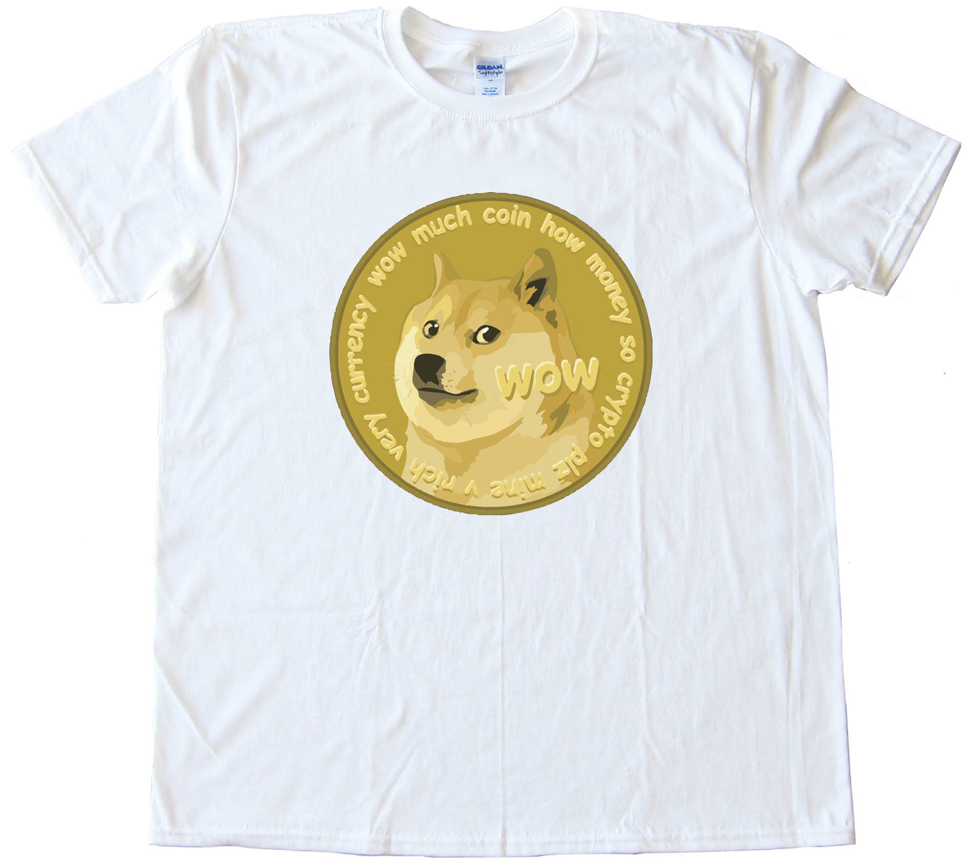 Dogecoin Doge Currency So Crypto Plz Mine Tee Shirt