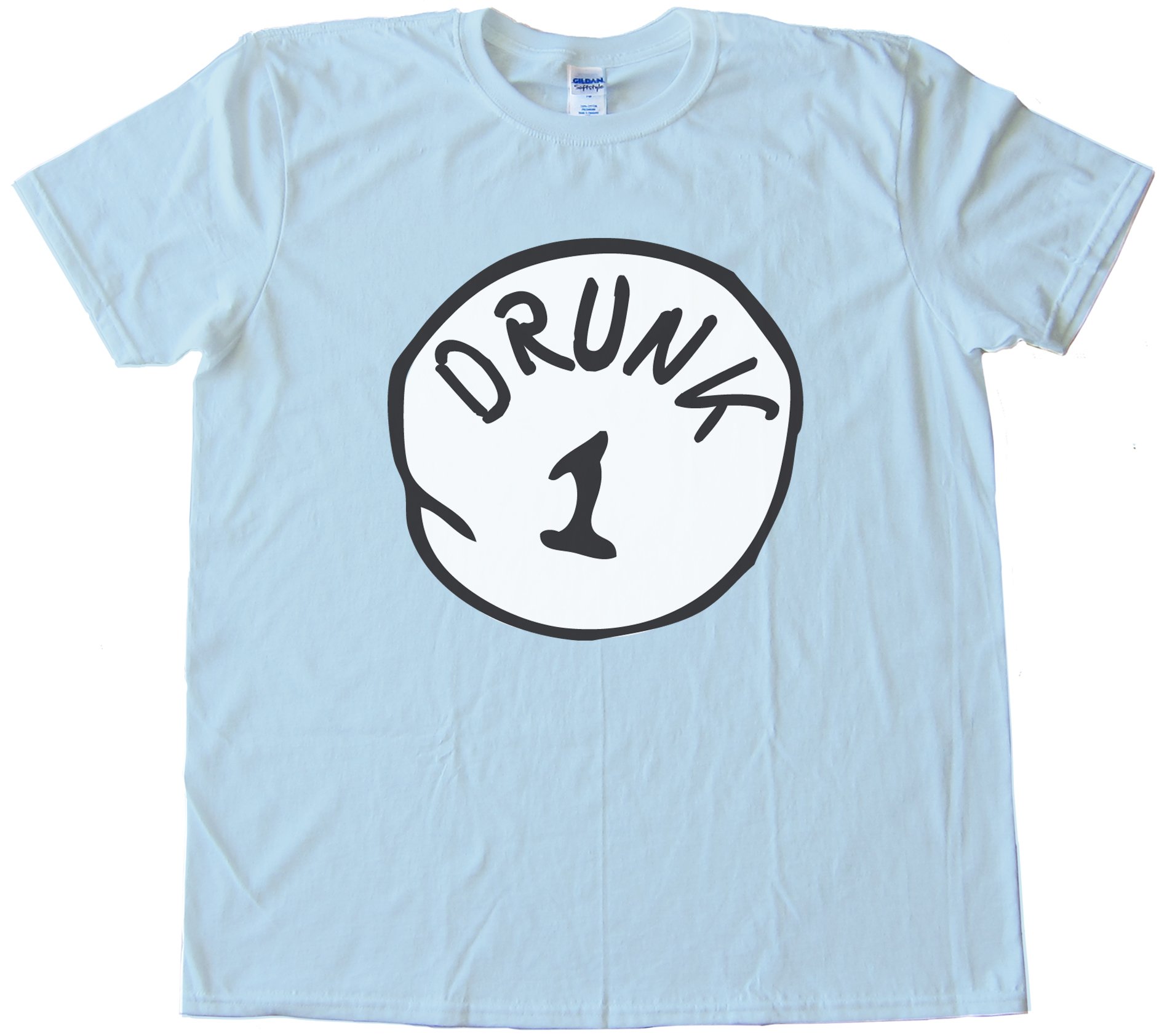 Drunk 1 - Parody Of Thing 1 Dr. Seuss Tee Shirt