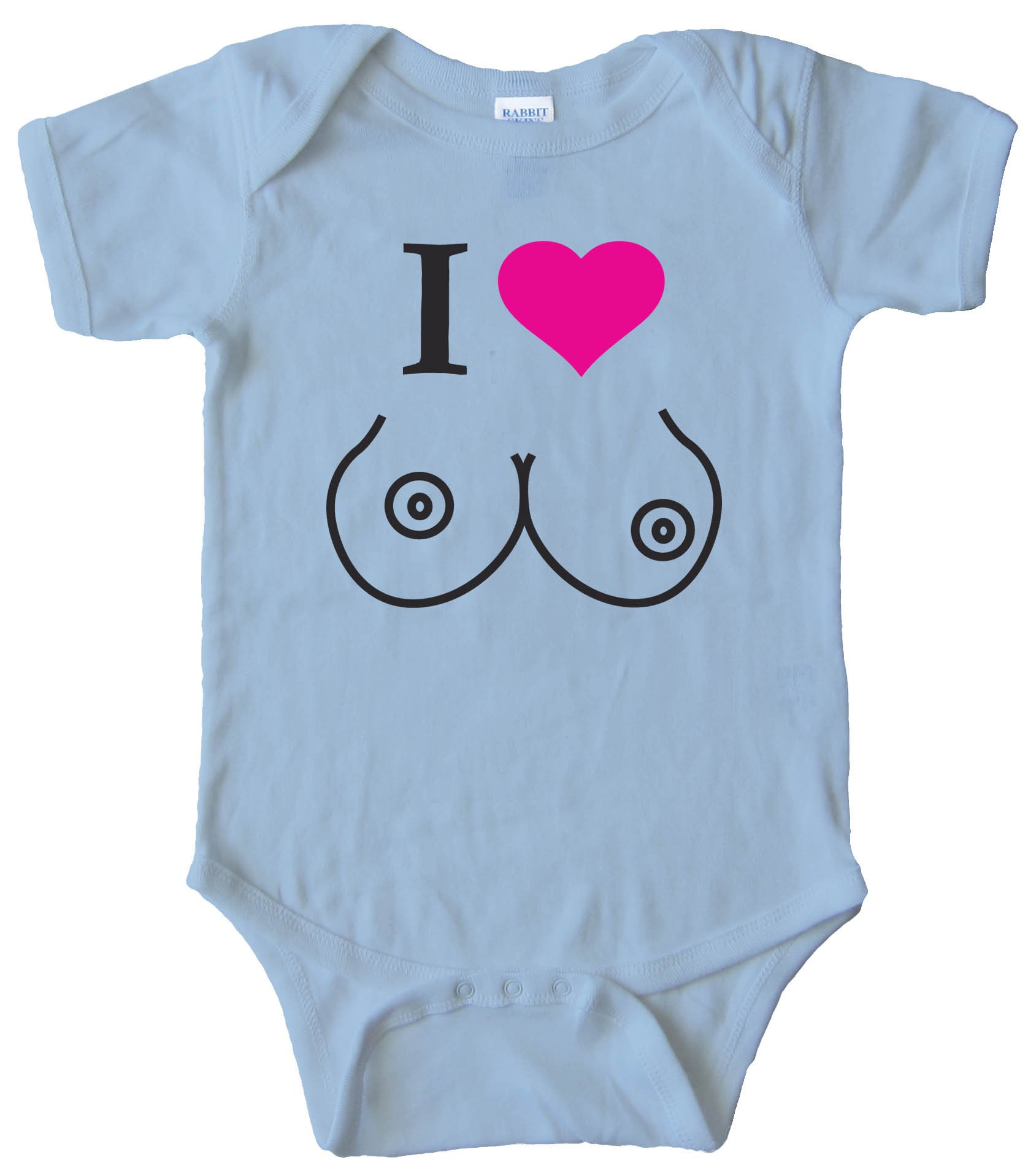 I Love Boobs - Baby Bodysuit