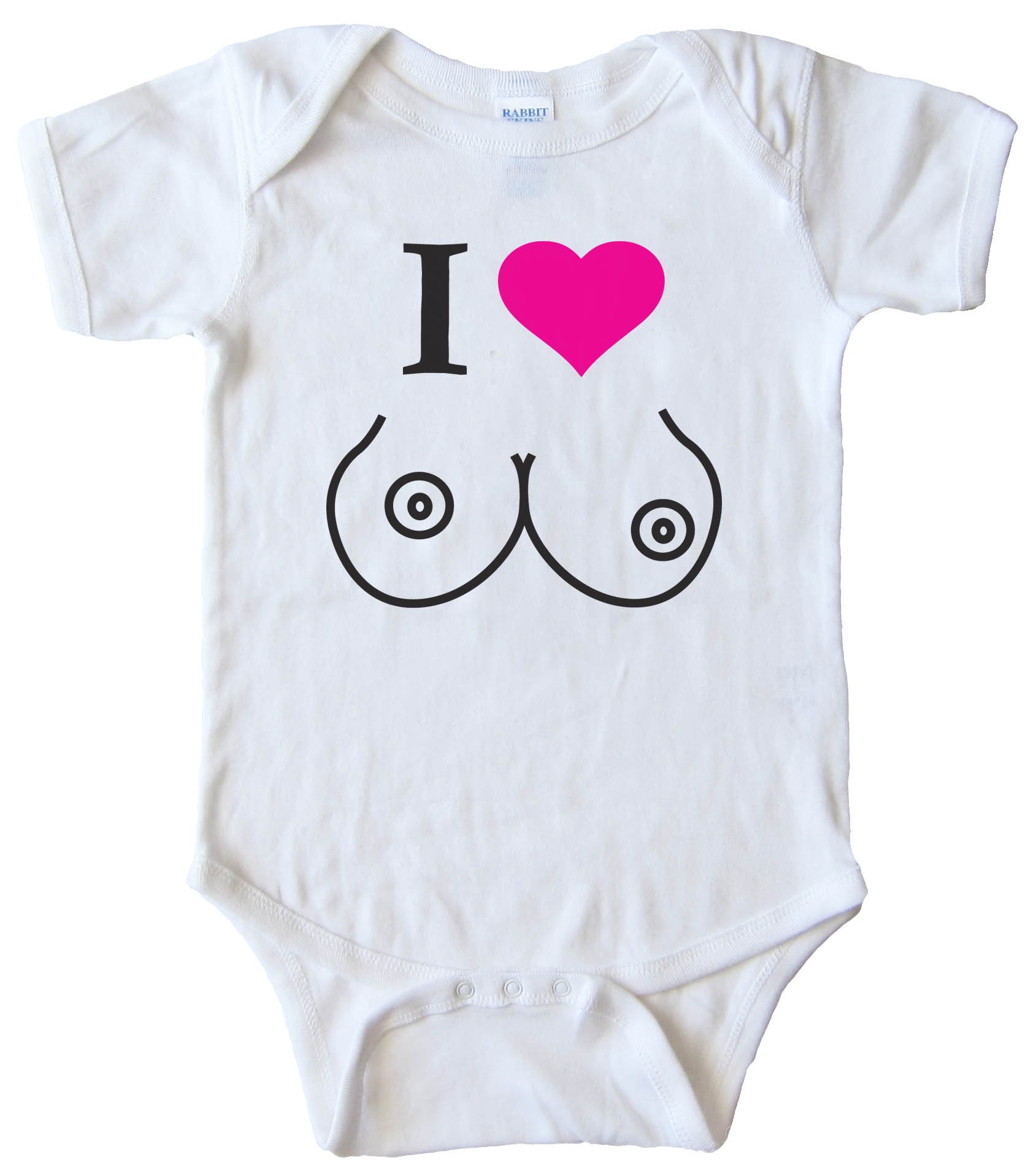 I Love Boobs - Baby Bodysuit