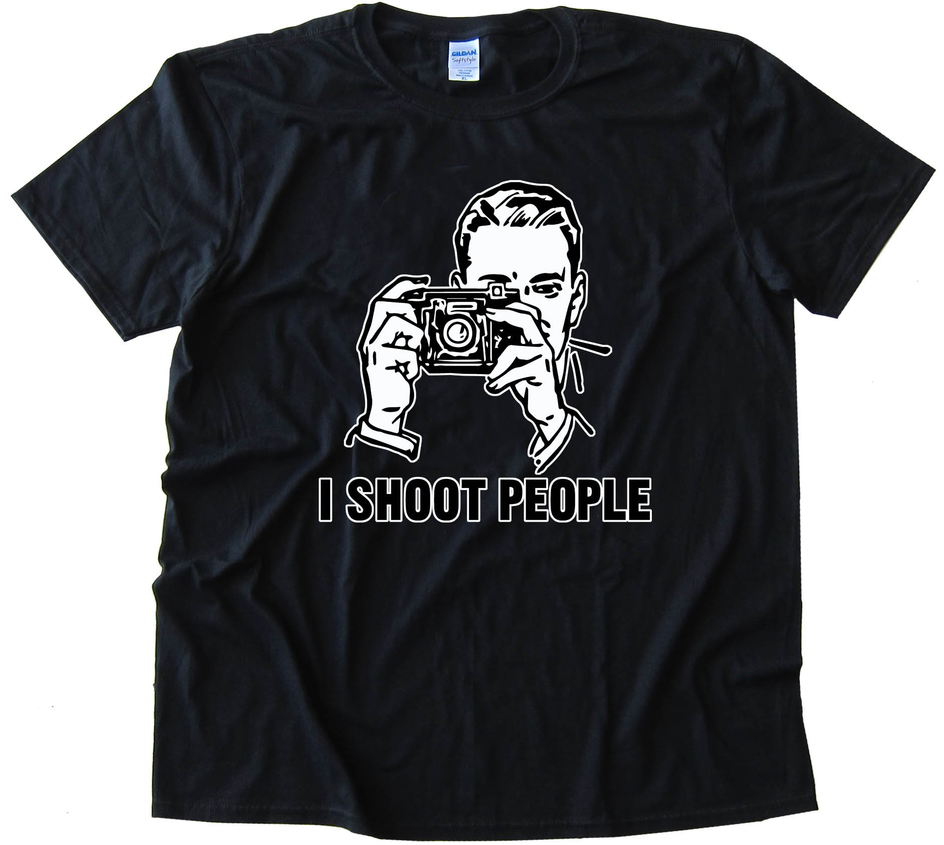 I Shoot People Cameraman Photos Tee Shirt