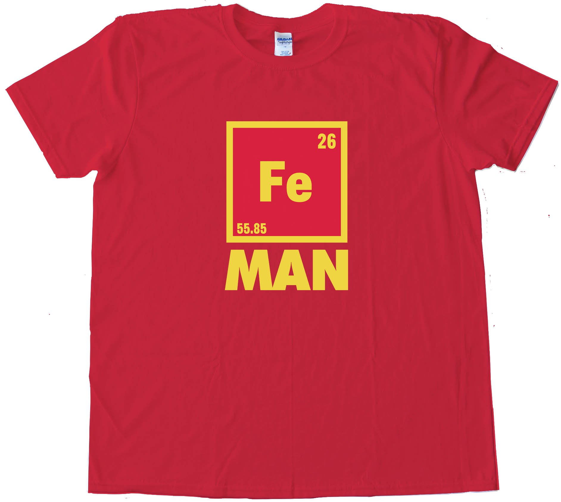 Iron Man Chemical Symbol Tee Shirt