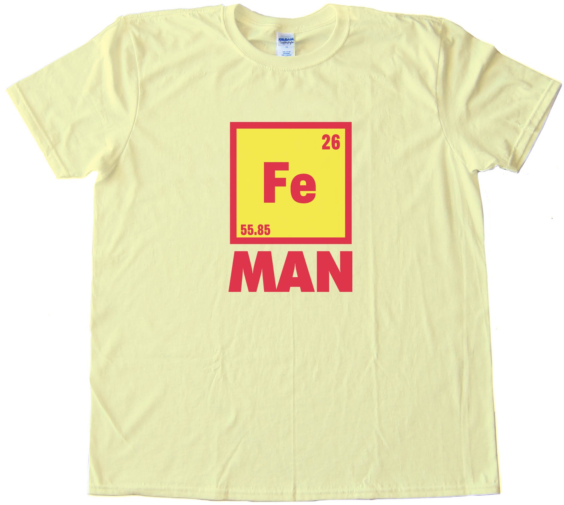 Iron Man Chemical Symbol Tee Shirt