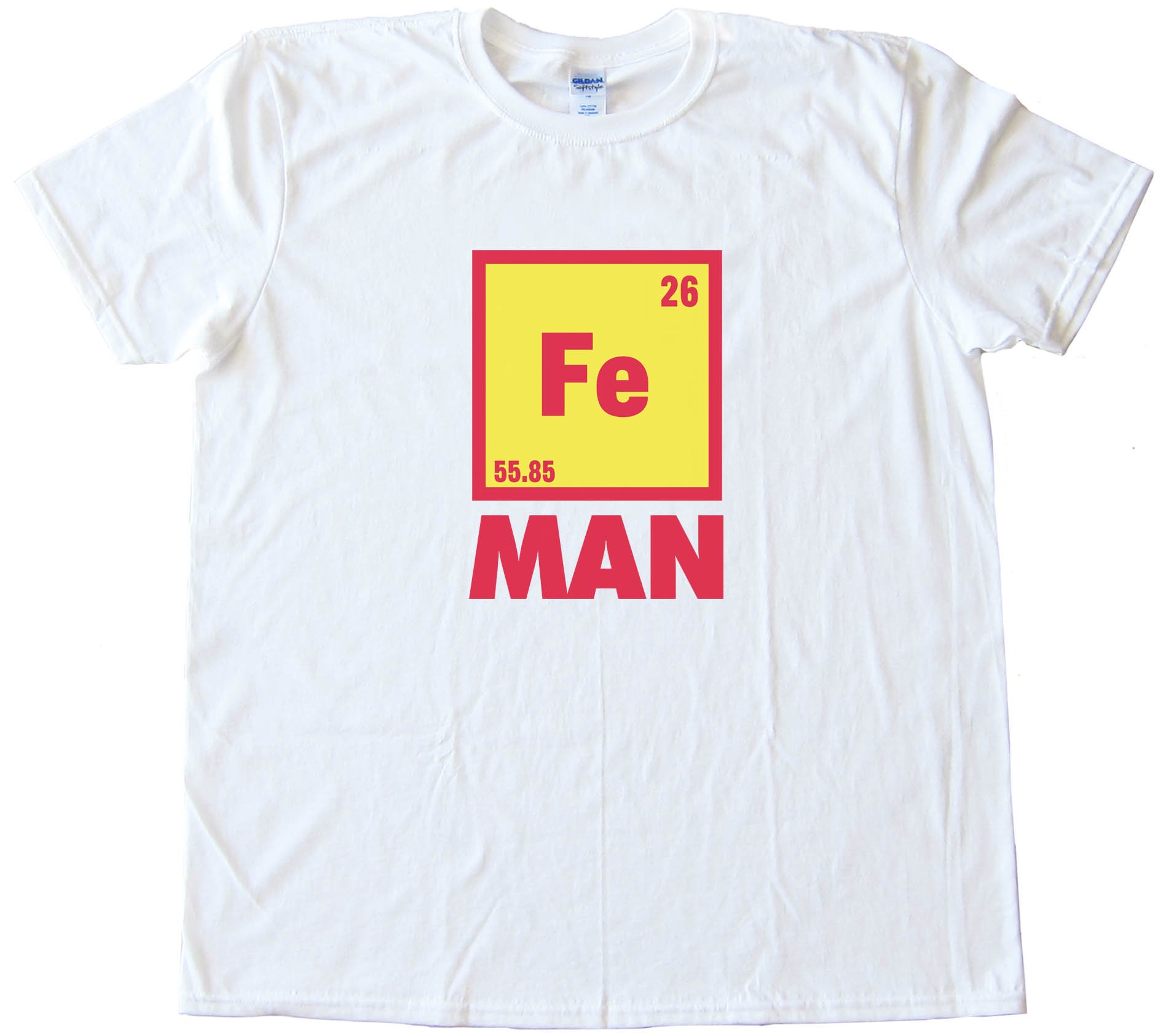 Iron Man Chemical Symbol Tee Shirt