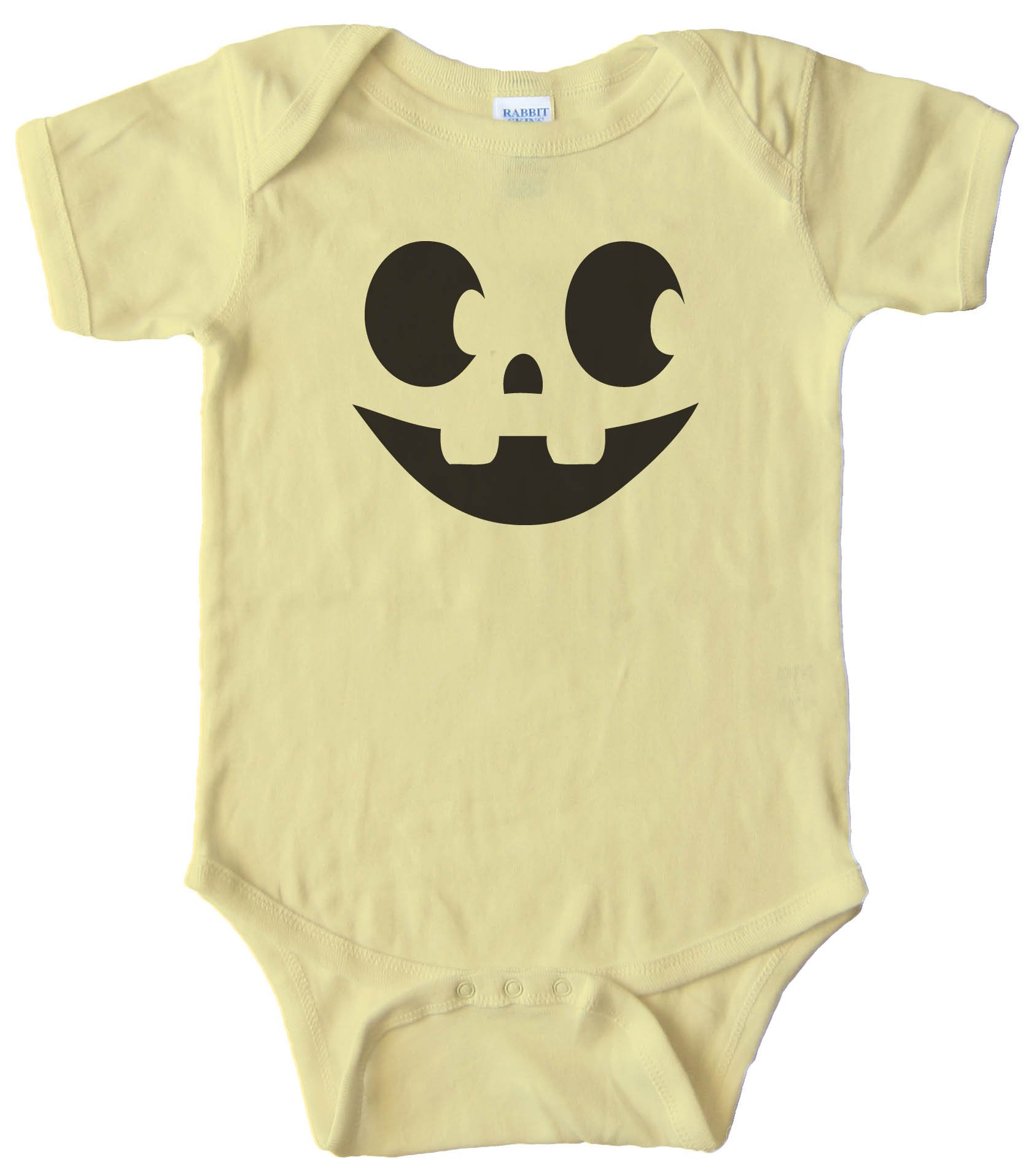 Jack 'O Lantern Face - Halloween - Baby Bodysuit