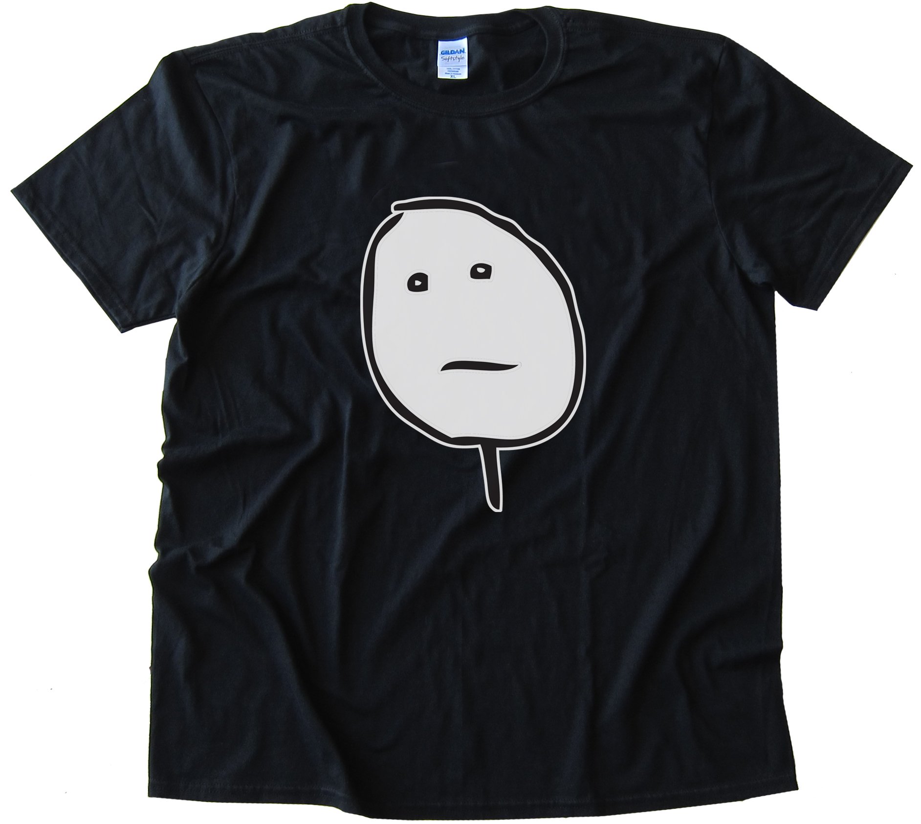 Poker Face Rage Comic Face Tee Shirt