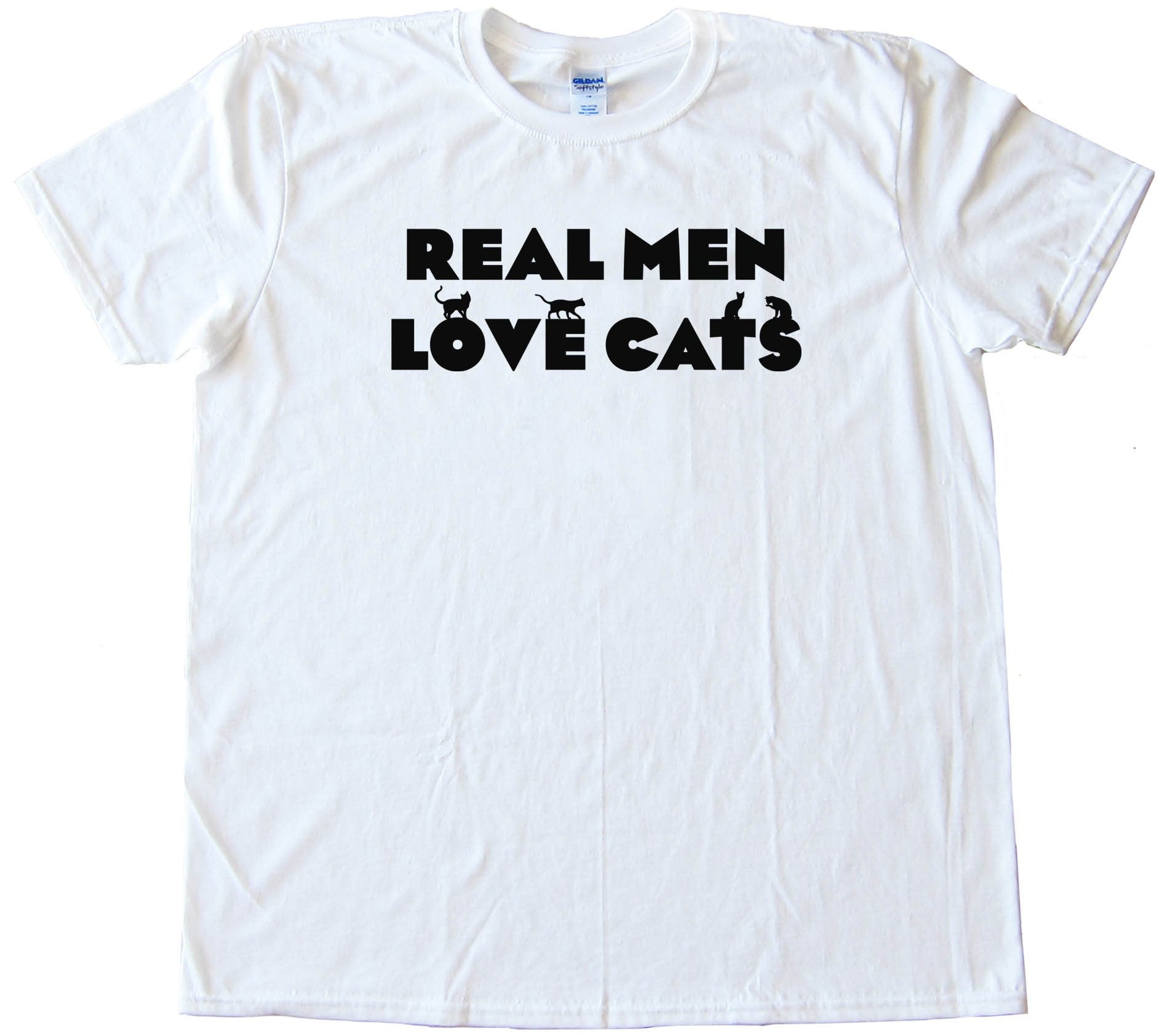 Primo Real Men Love Cats - Tee Shirt