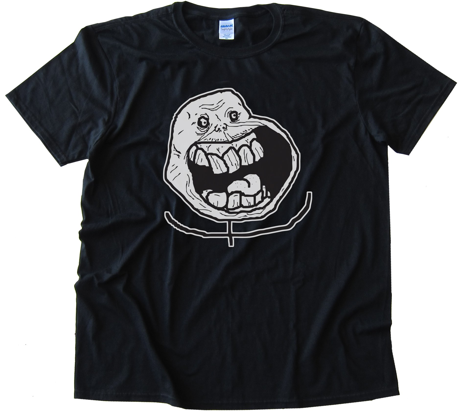 Super Alone Rage Comic Face Tee Shirt