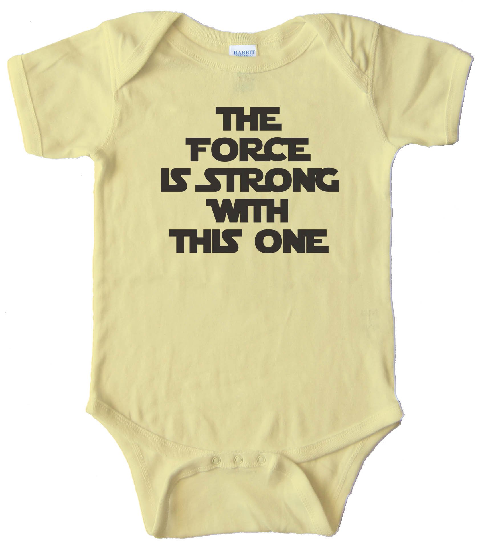 The Force Is Strong With This One - Star Wars - Baby Bodysuit