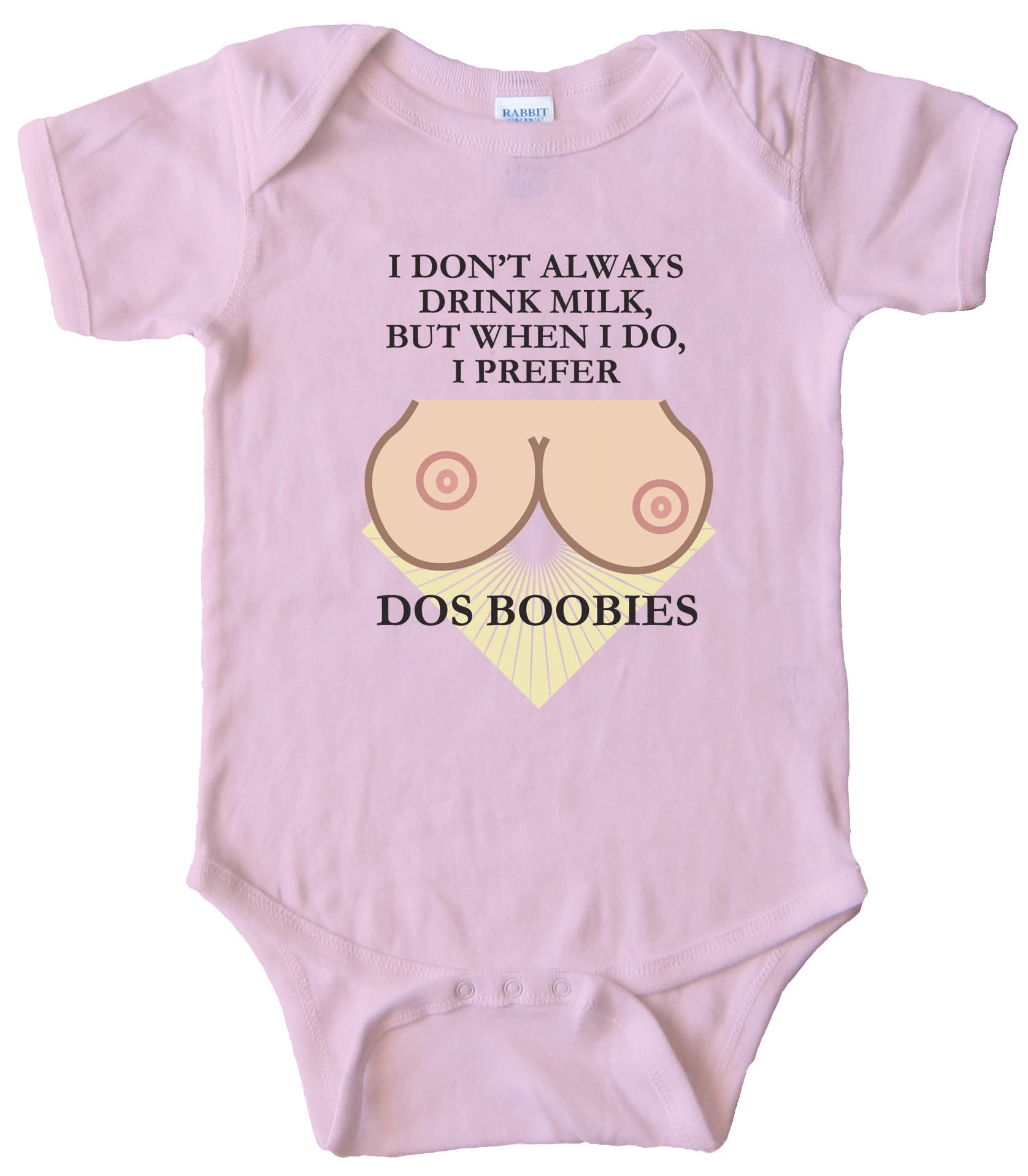 The Most Sophisticated Baby In The World - Dos Boobies - Baby Bodysuit