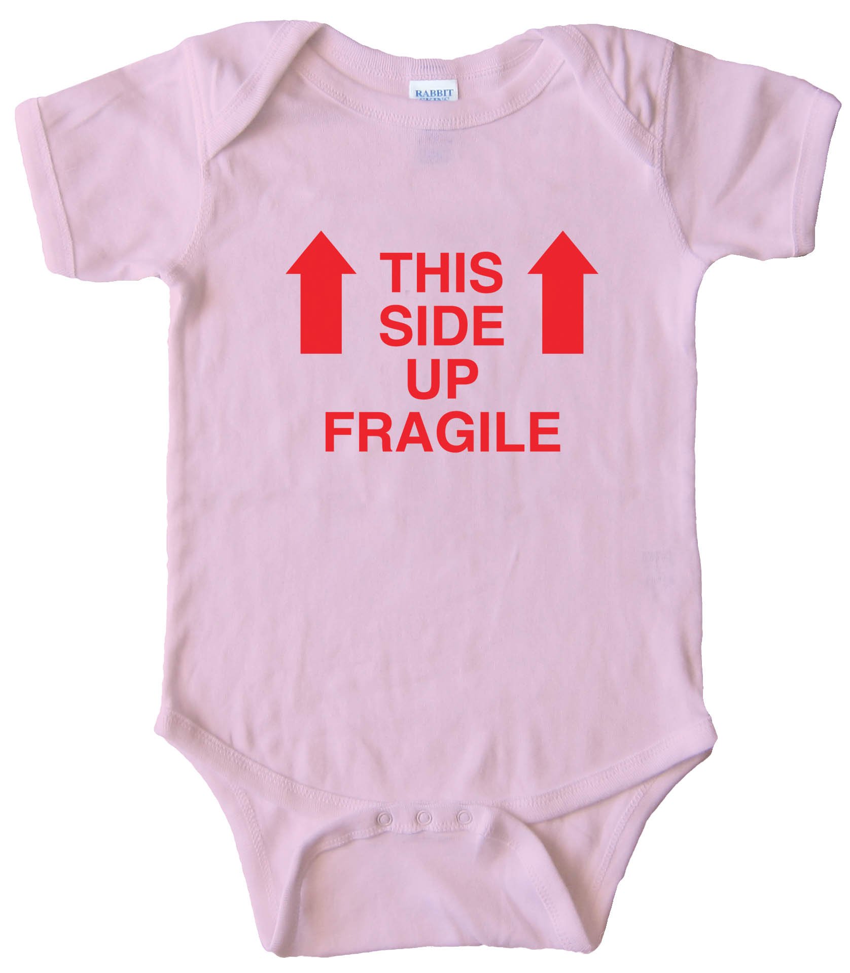 This Side Up - Fragile - Baby Bodysuit