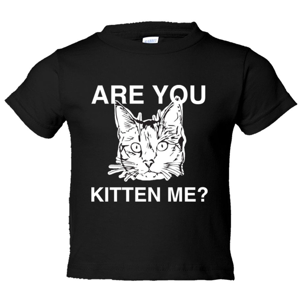 Toddler Sized Are You Kitten Me? Cat Person - Tee Shirt Rabbit Skins