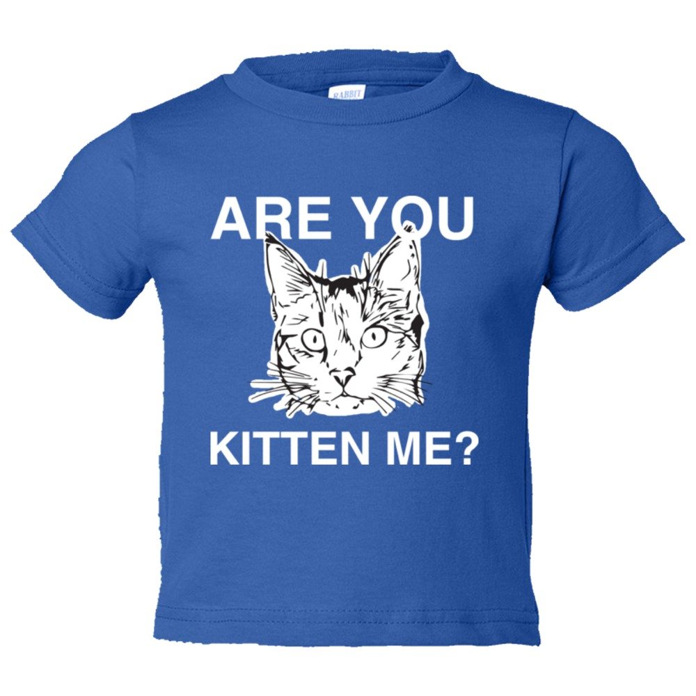 Toddler Sized Are You Kitten Me? Cat Person - Tee Shirt Rabbit Skins