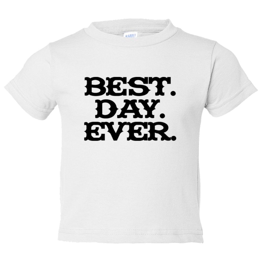 Toddler Sized Best. Day. Ever. Mad Magazine Font - Tee Shirt Rabbit Skins