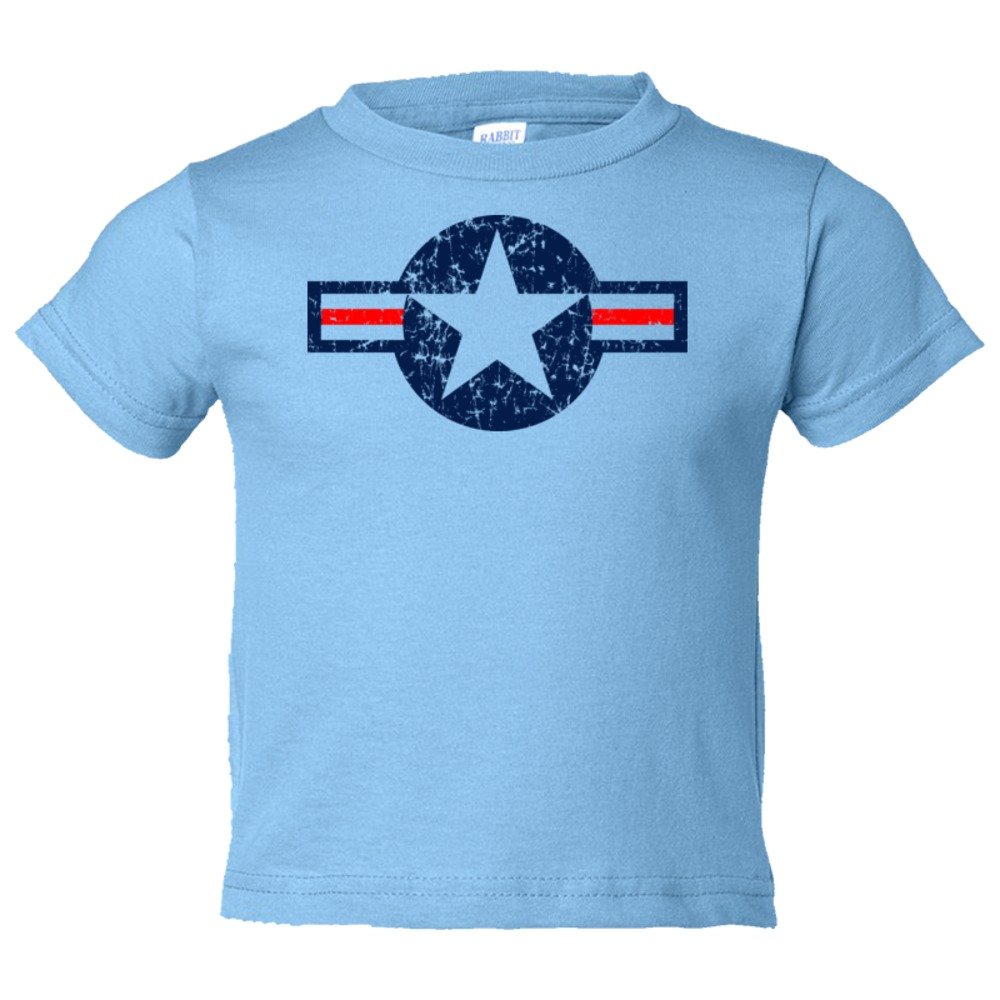 Toddler Sized Classic American Military Star Air Force - Tee Shirt Rabbit Skins