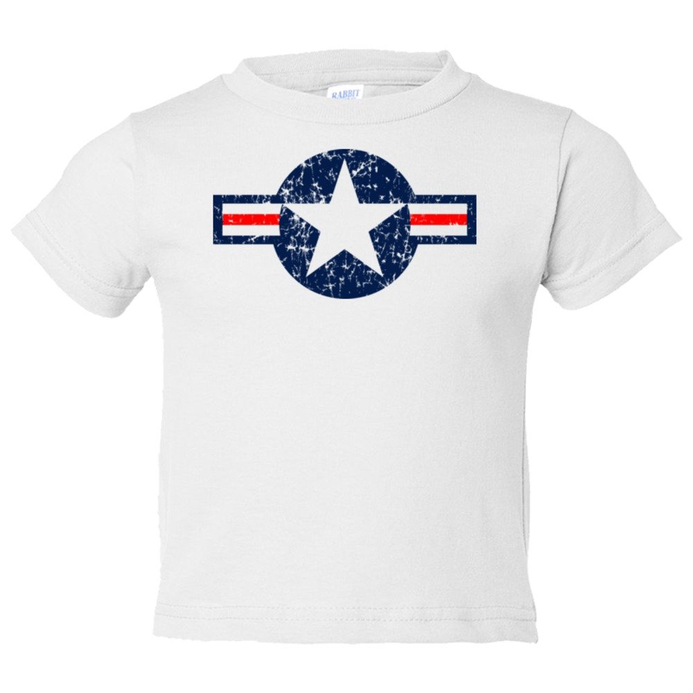 Toddler Sized Classic American Military Star Air Force - Tee Shirt Rabbit Skins