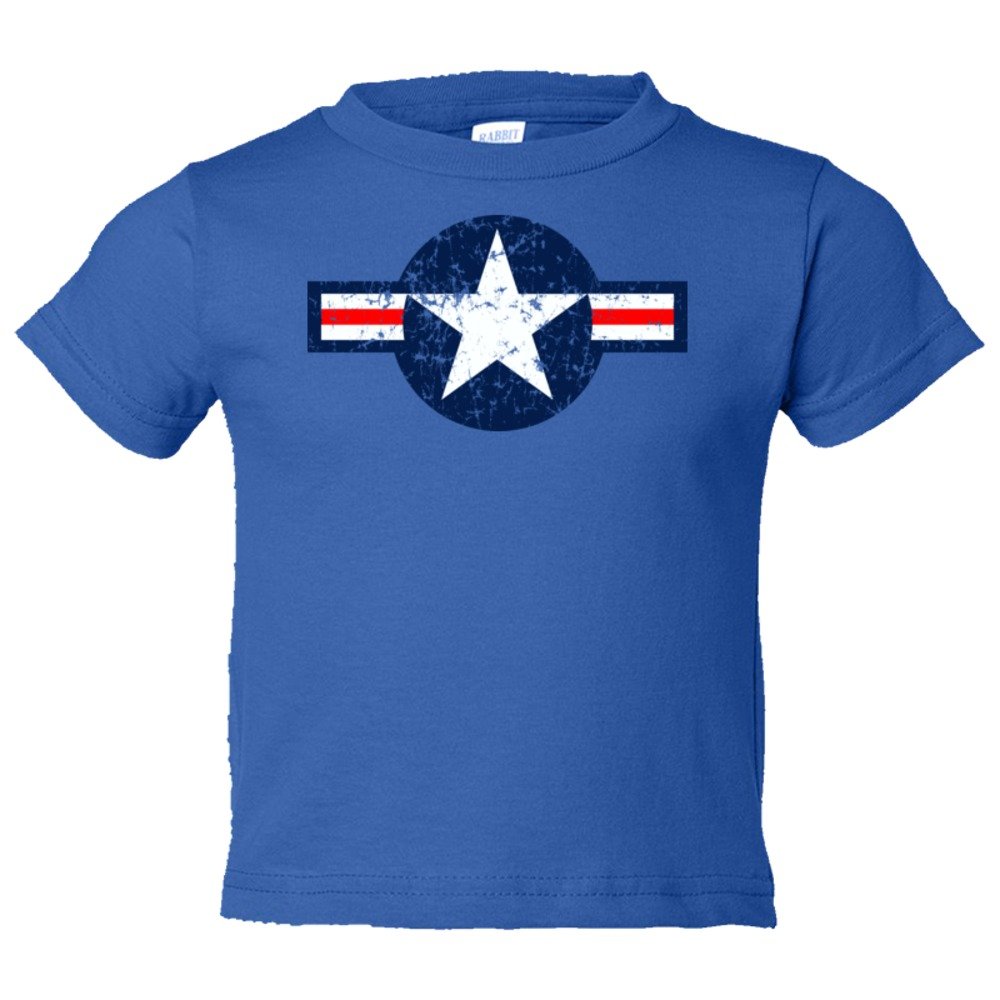 Toddler Sized Classic American Military Star Air Force - Tee Shirt Rabbit Skins