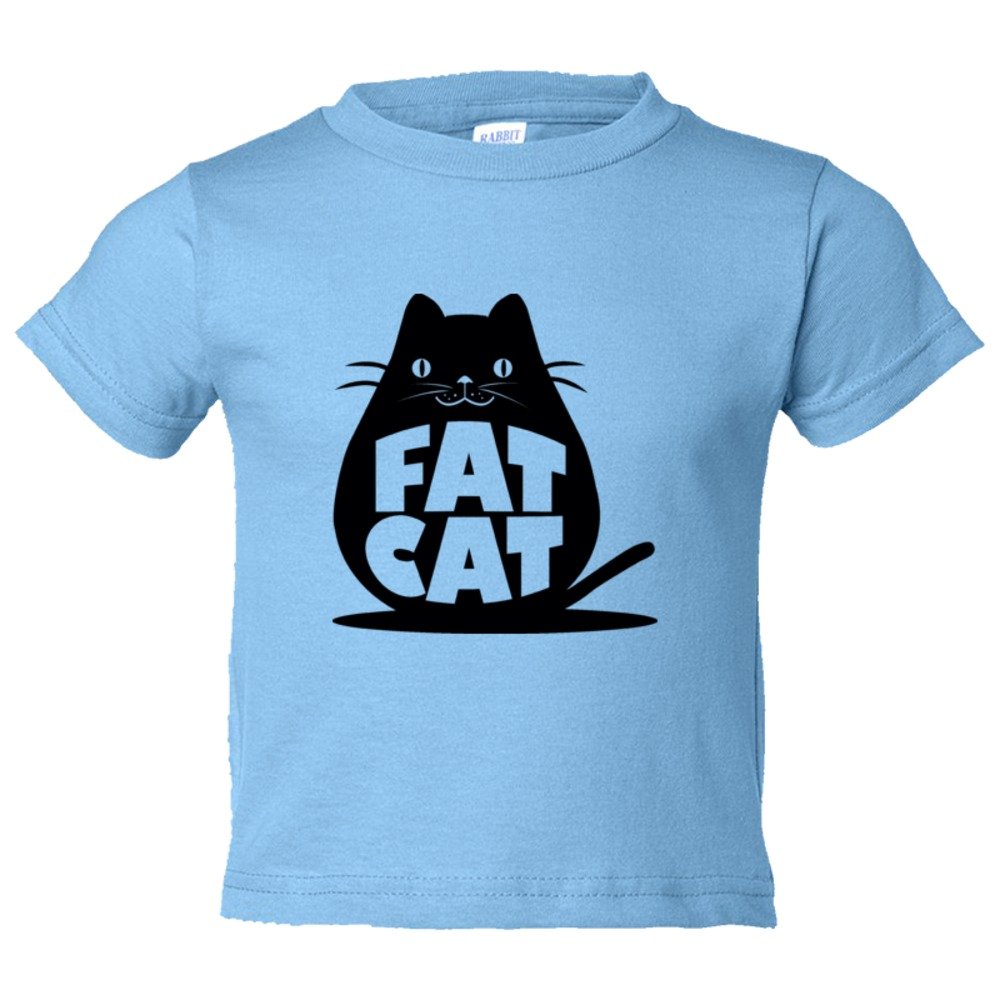 Toddler Sized Fat Cat Feline Roundest - Tee Shirt Rabbit Skins