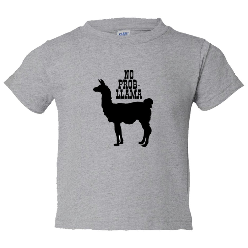 Toddler Sized No Problem Prob Llama Animal - Tee Shirt Rabbit Skins