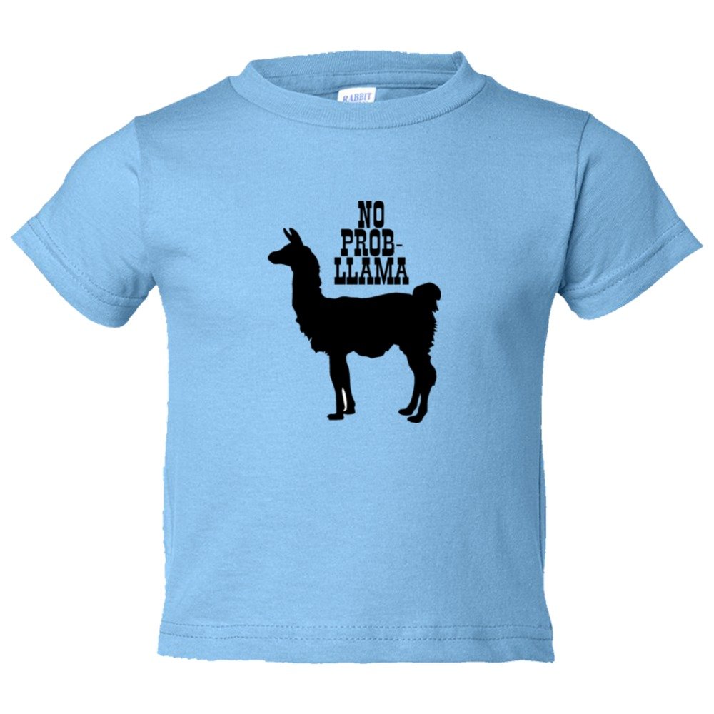 Toddler Sized No Problem Prob Llama Animal - Tee Shirt Rabbit Skins