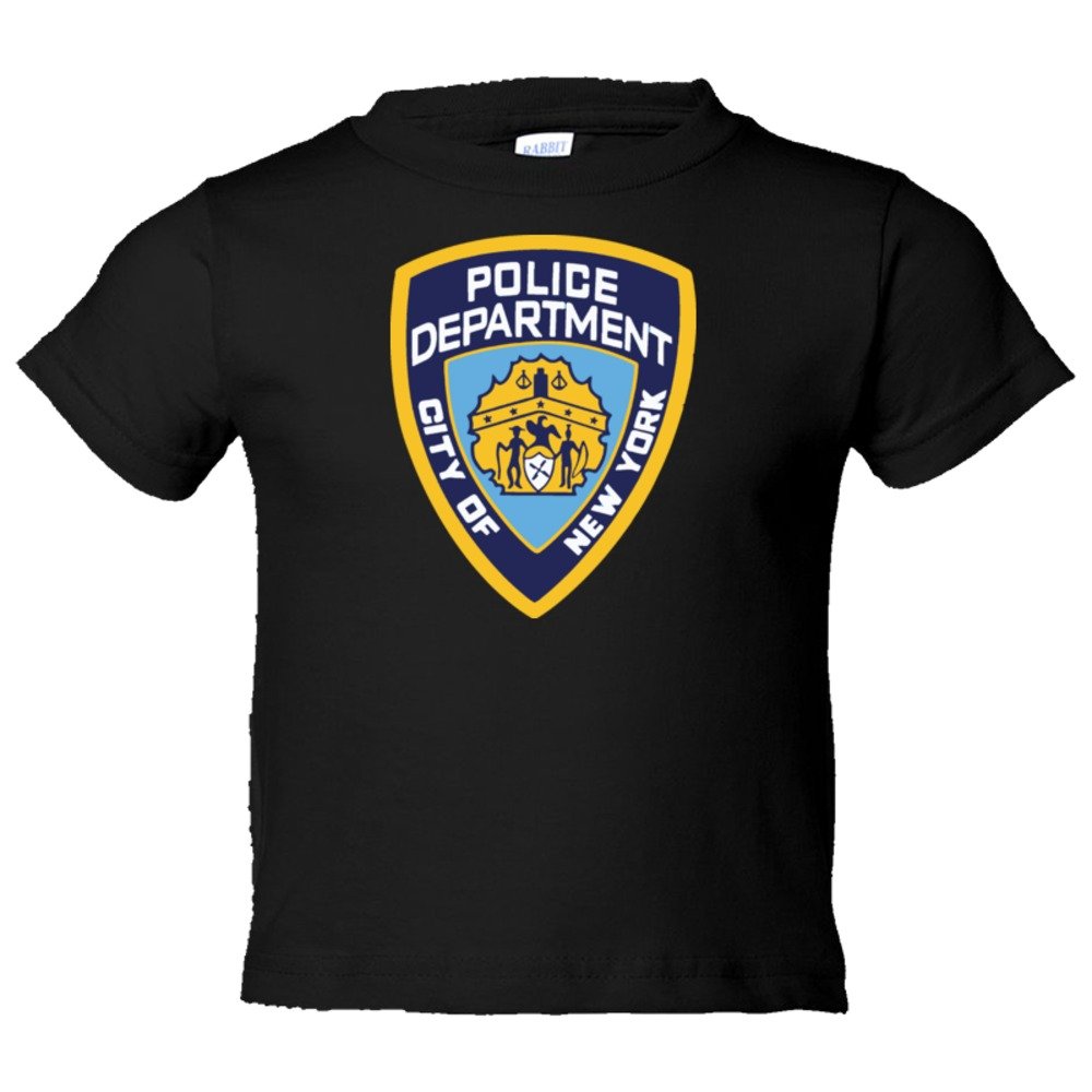 Toddler Sized Nypd New York Police Department Logo - Tee Shirt Rabbit Skins