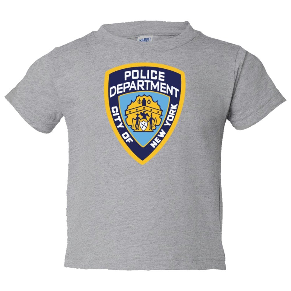 Toddler Sized Nypd New York Police Department Logo - Tee Shirt Rabbit Skins