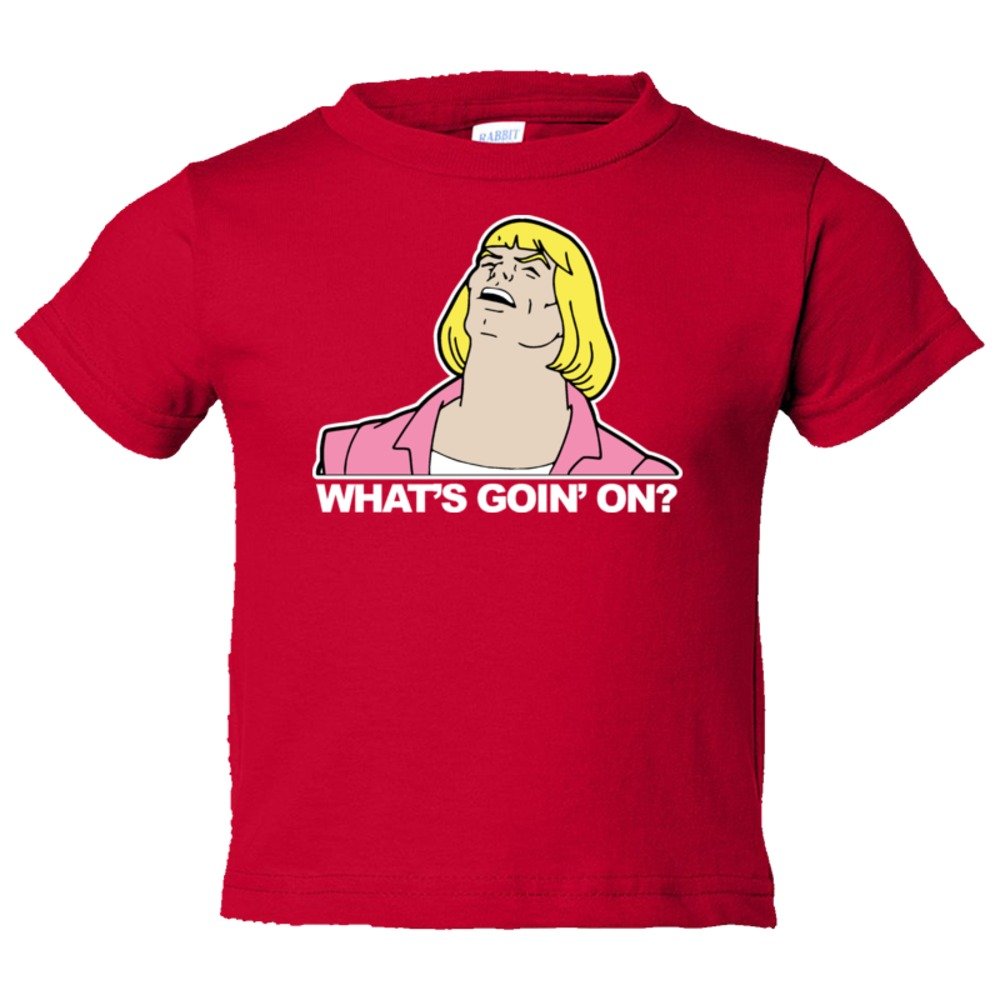 Toddler Sized What'S Goin On? Heman He-Man Masters Of The Universe - Tee Shirt Rabbit Skins