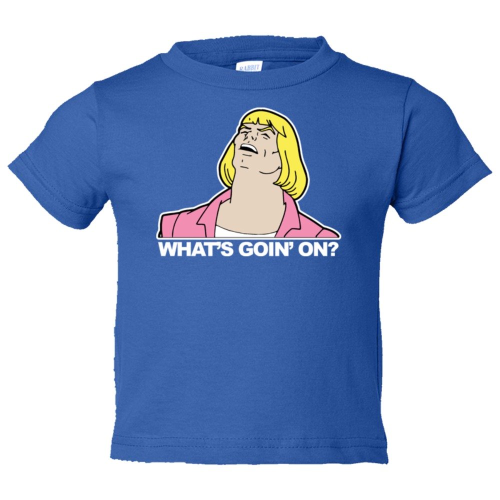 Toddler Sized What'S Goin On? Heman He-Man Masters Of The Universe - Tee Shirt Rabbit Skins