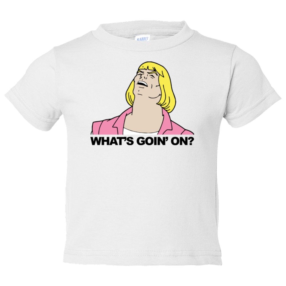 Toddler Sized What'S Goin On? Heman He-Man Masters Of The Universe - Tee Shirt Rabbit Skins