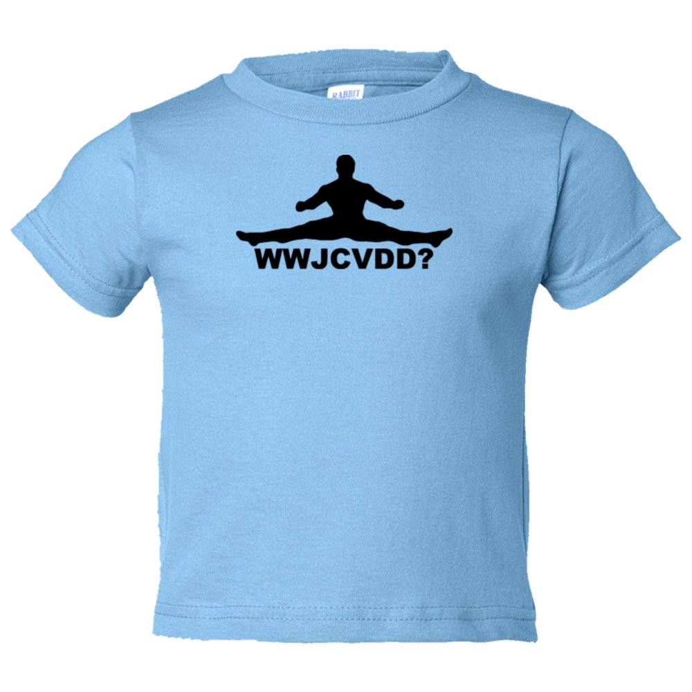 Toddler Sized What Would Jean Claude Van Damm Do? - Tee Shirt Rabbit Skins