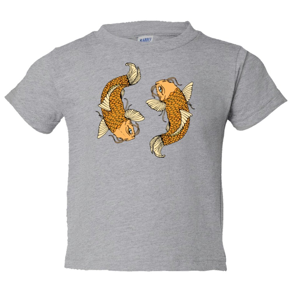 Toddler Sized Yin Yang Koi Fish Oranges - Tee Shirt Rabbit Skins