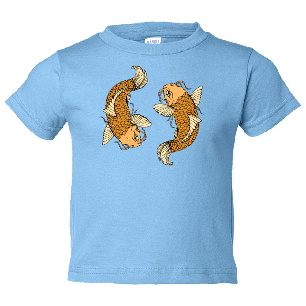 Toddler Sized Yin Yang Koi Fish Oranges - Tee Shirt Rabbit Skins