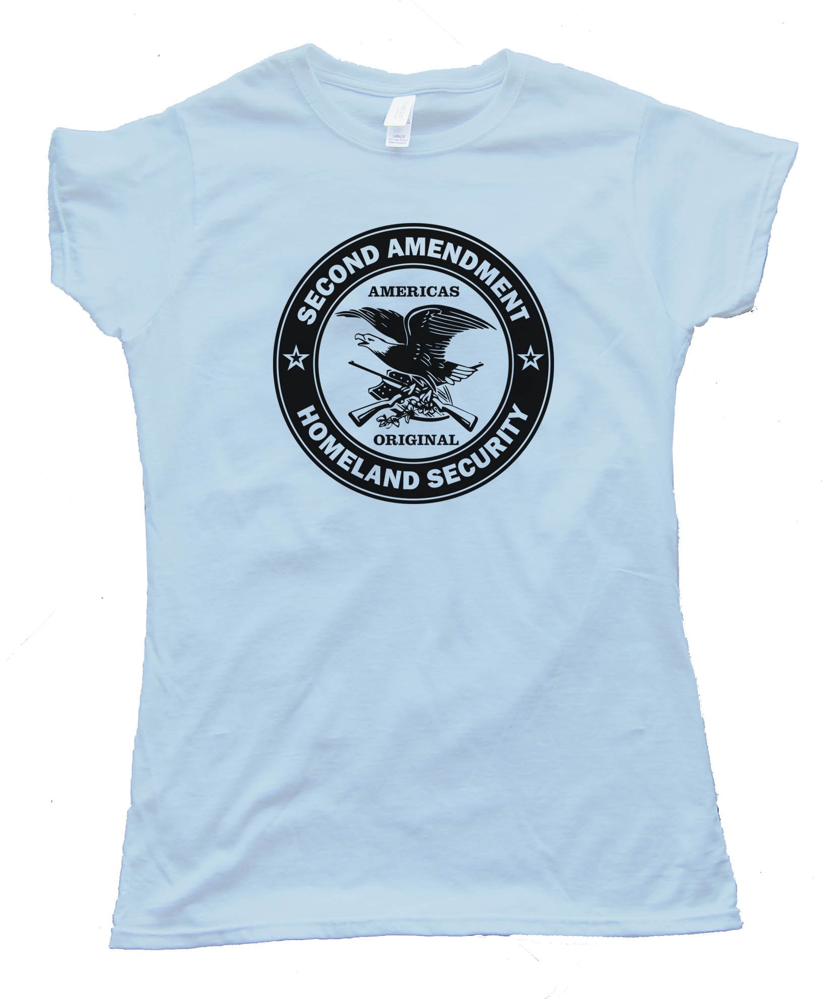 Womens Americas Original Homeland Security The Second Amendment Tee Shirt