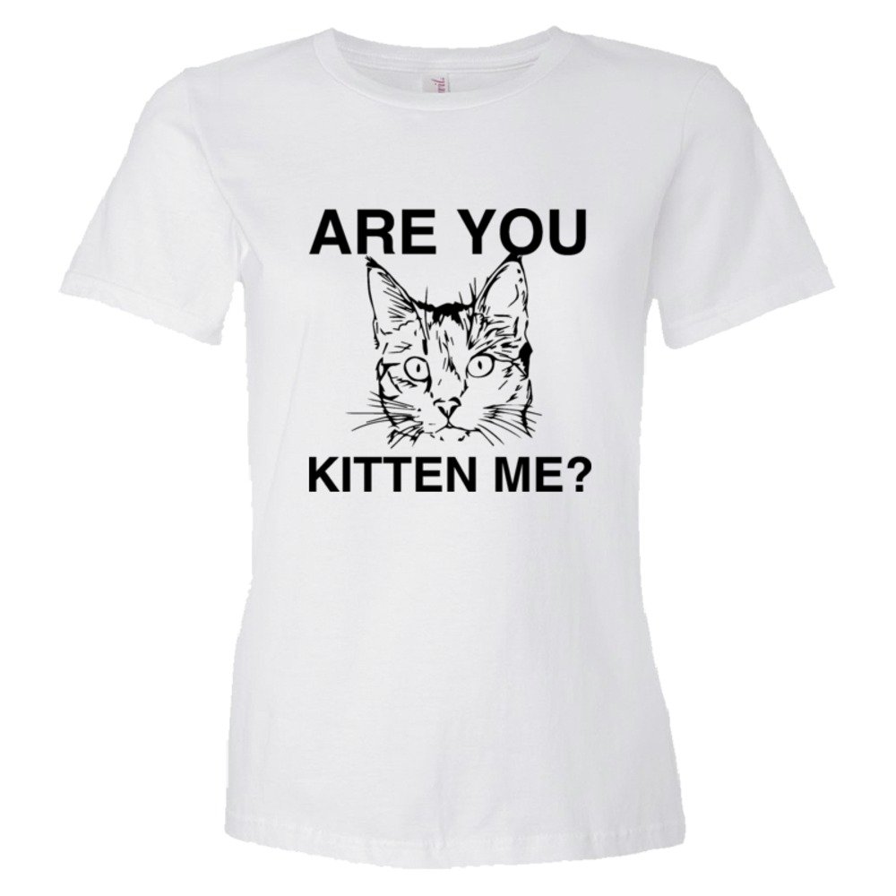 Womens Are You Kitten Me? Cat Person - Tee Shirt