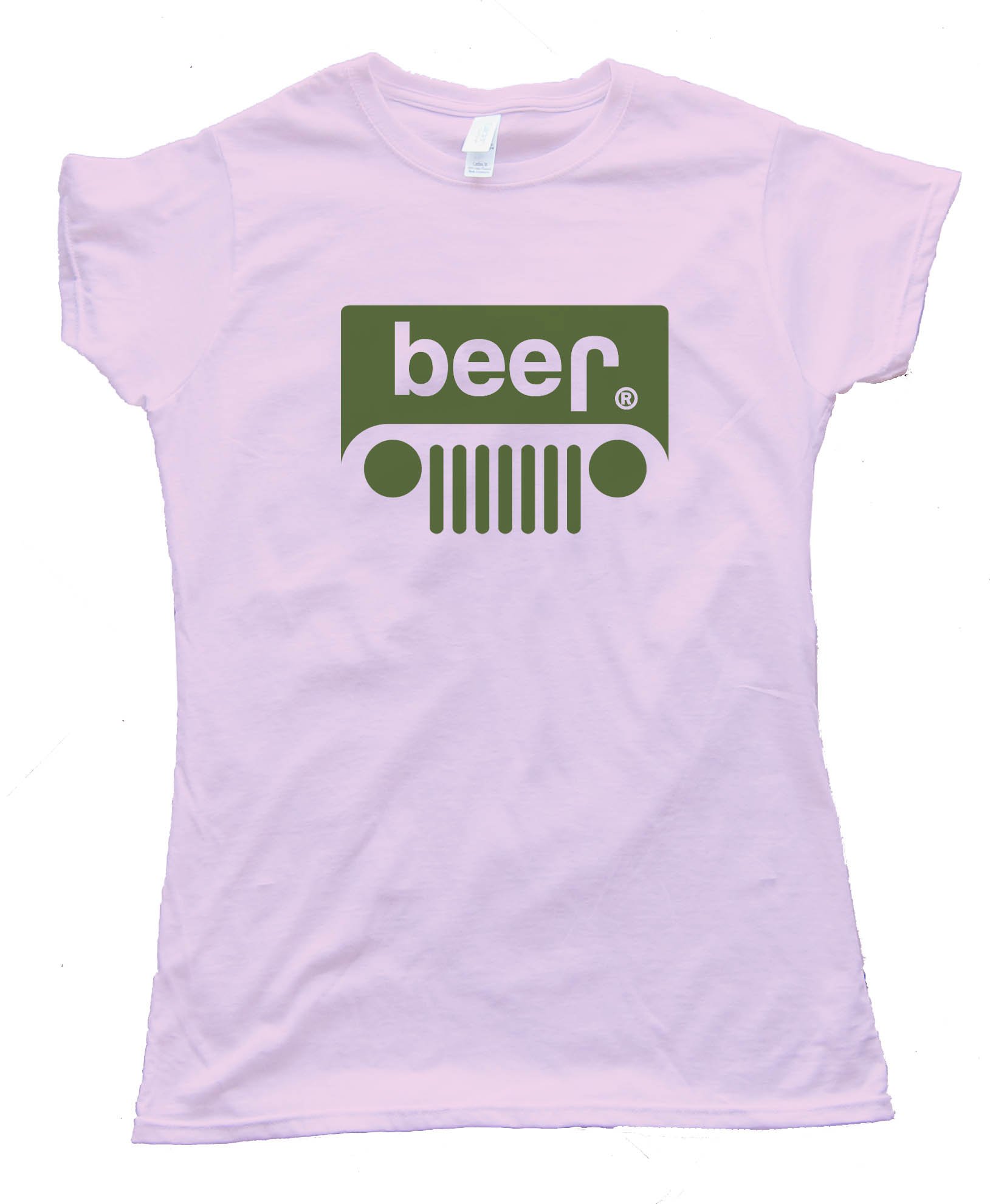 Womens Beer Jeep Logo - Tee Shirt