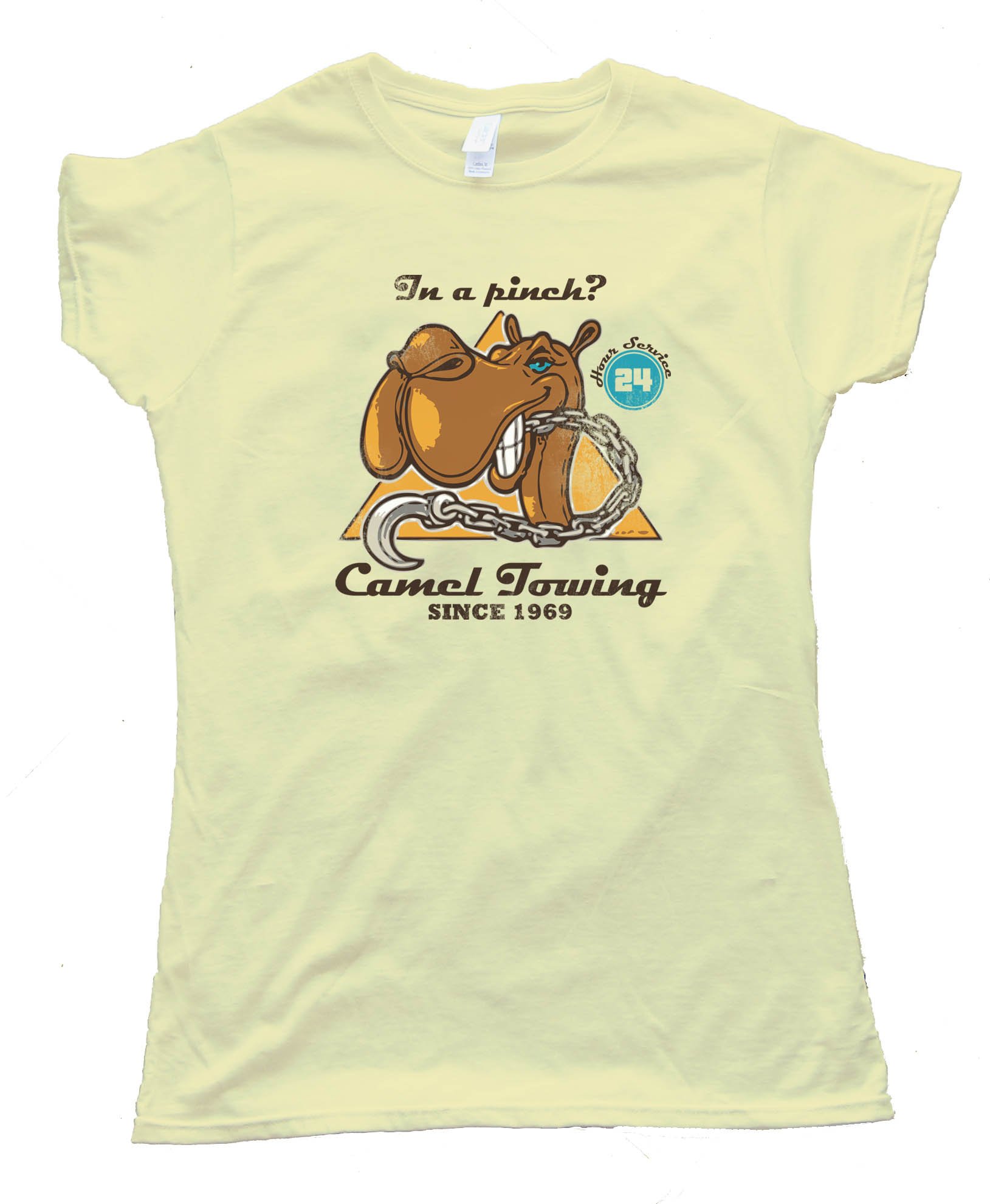 Womens Camel Towing Since 1969 - Camel Toe - Tee Shirt