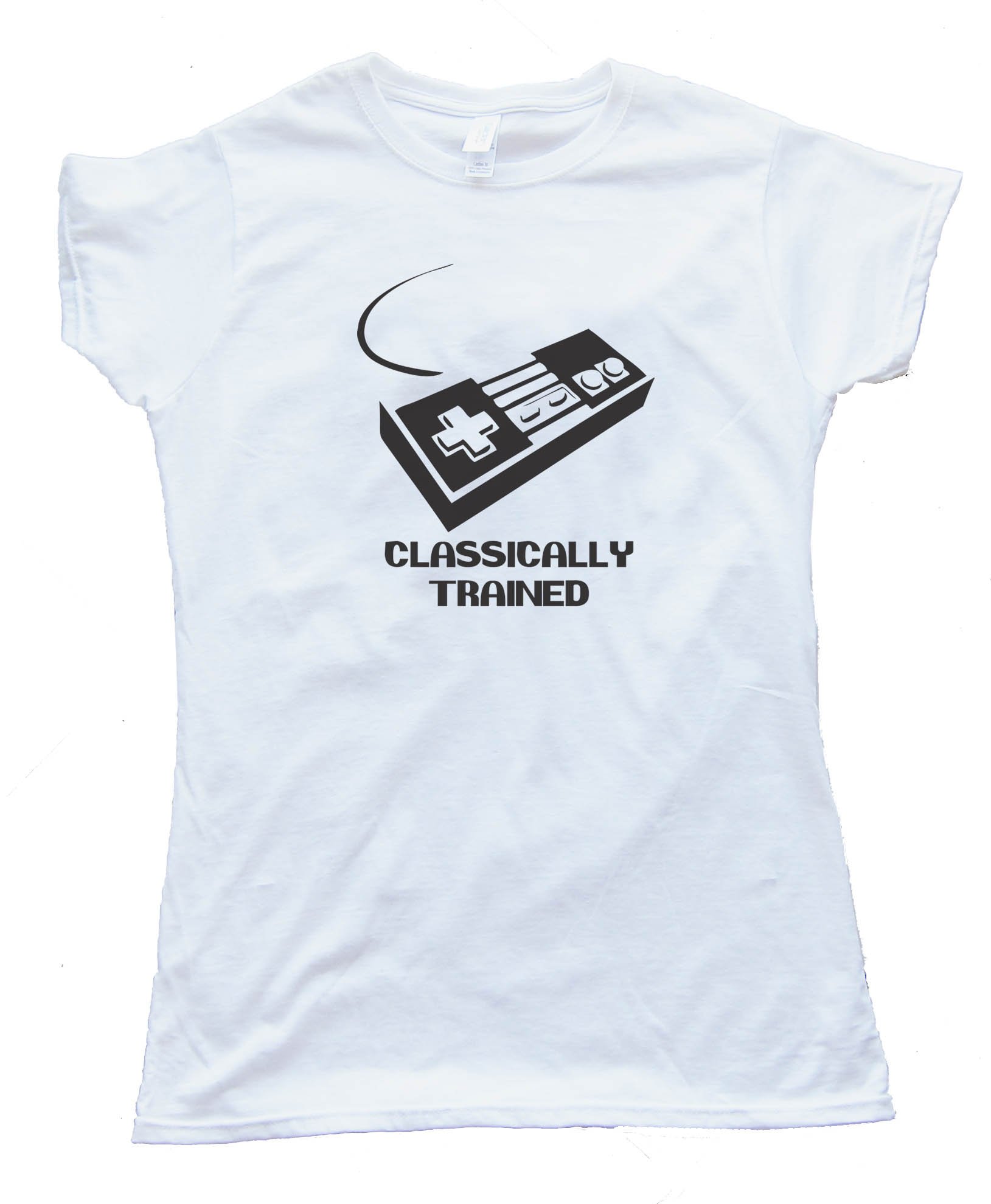 Womens Classically Trained Nintendo Controller Gamer - Tee Shirt