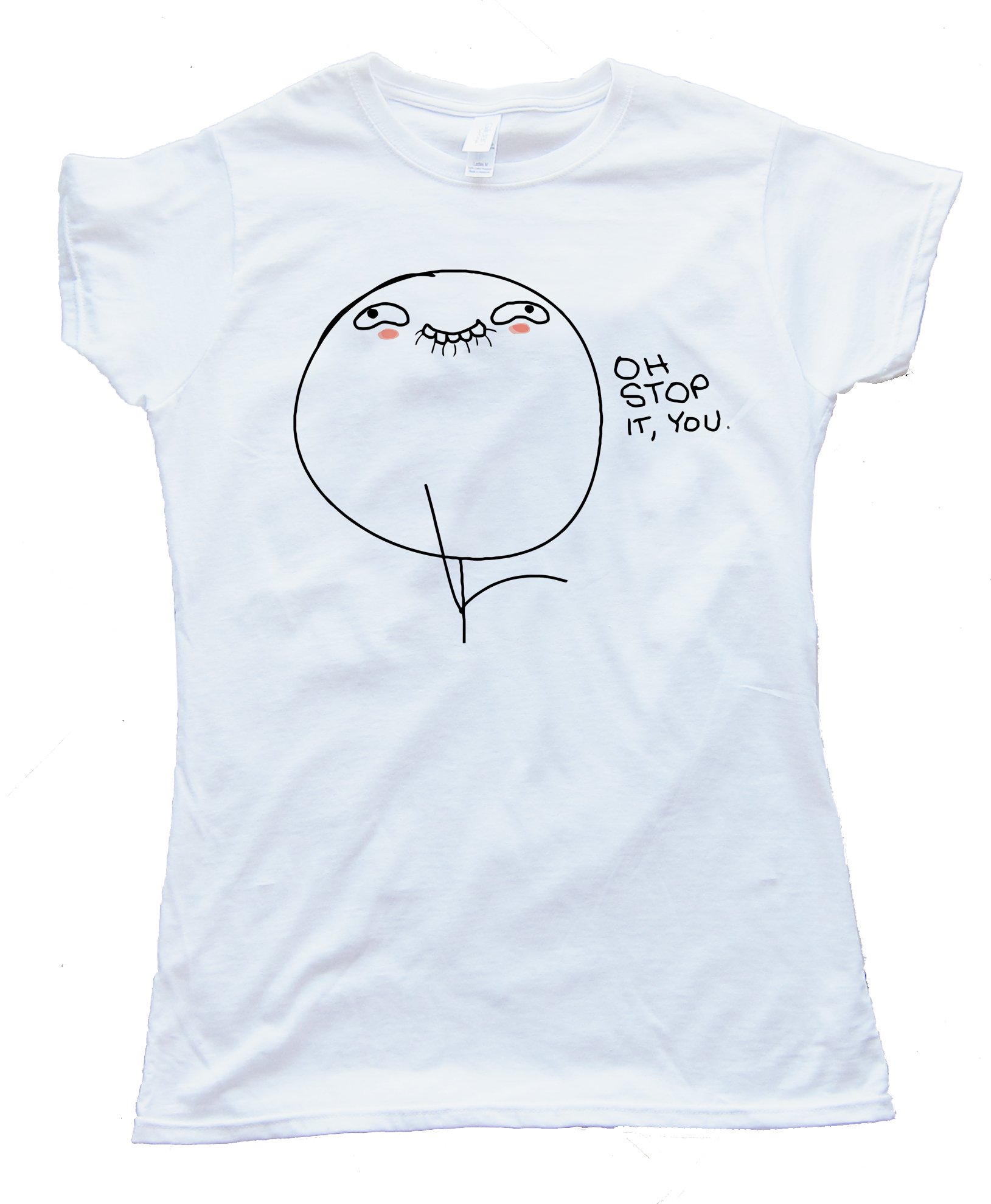 Oh Stop It You Rage Comic Face Tee Shirt