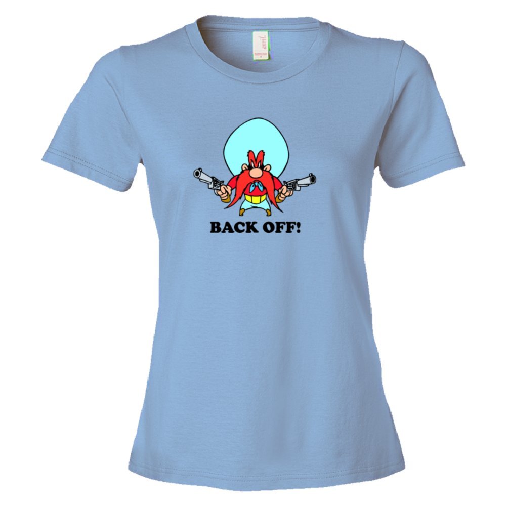 Womens Back Off! Yosemite Sam Classic - Tee Shirt