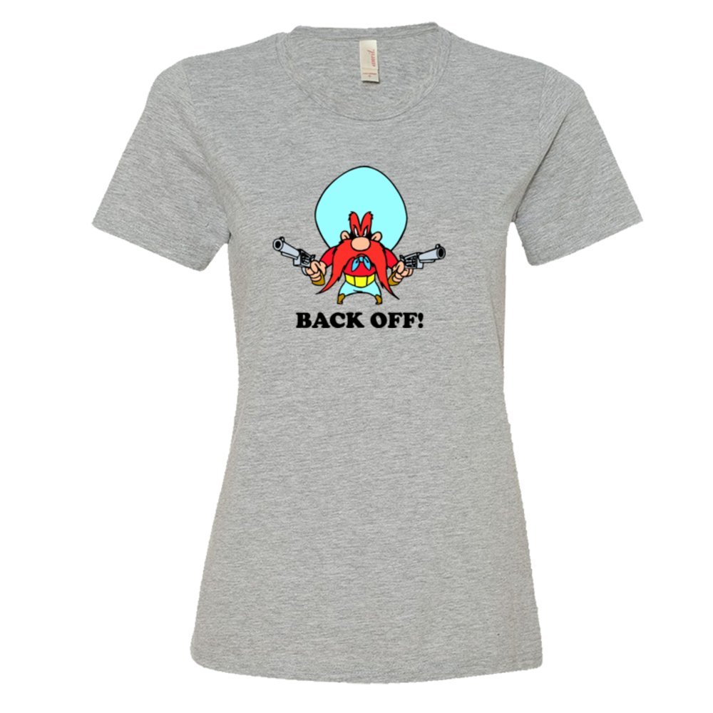 Womens Back Off! Yosemite Sam Classic - Tee Shirt