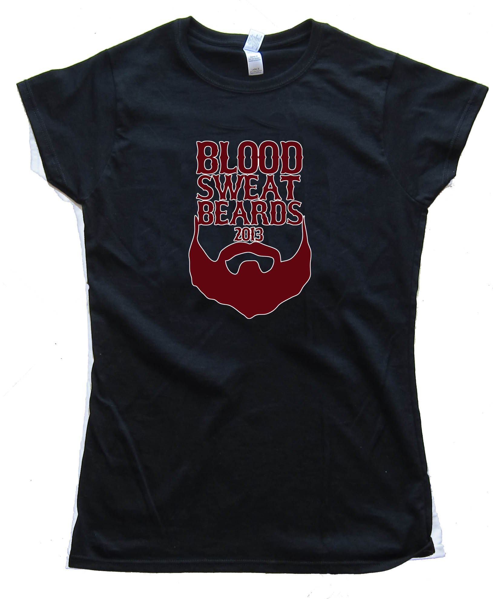 Womens Blood Sweat Beards 2013 Red Sox - Tee Shirt