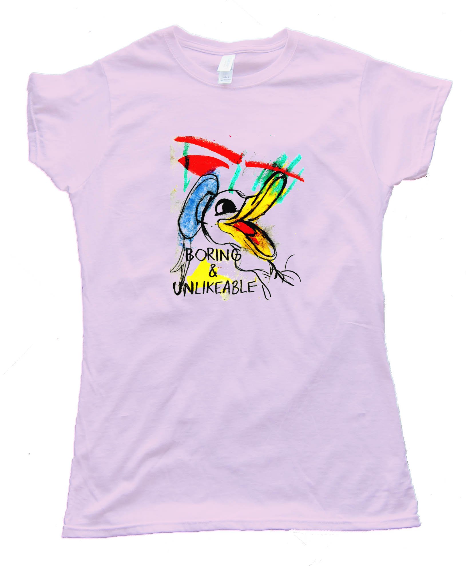 Womens Boring And Unlikable Daffy Duckalike - Tee Shirt