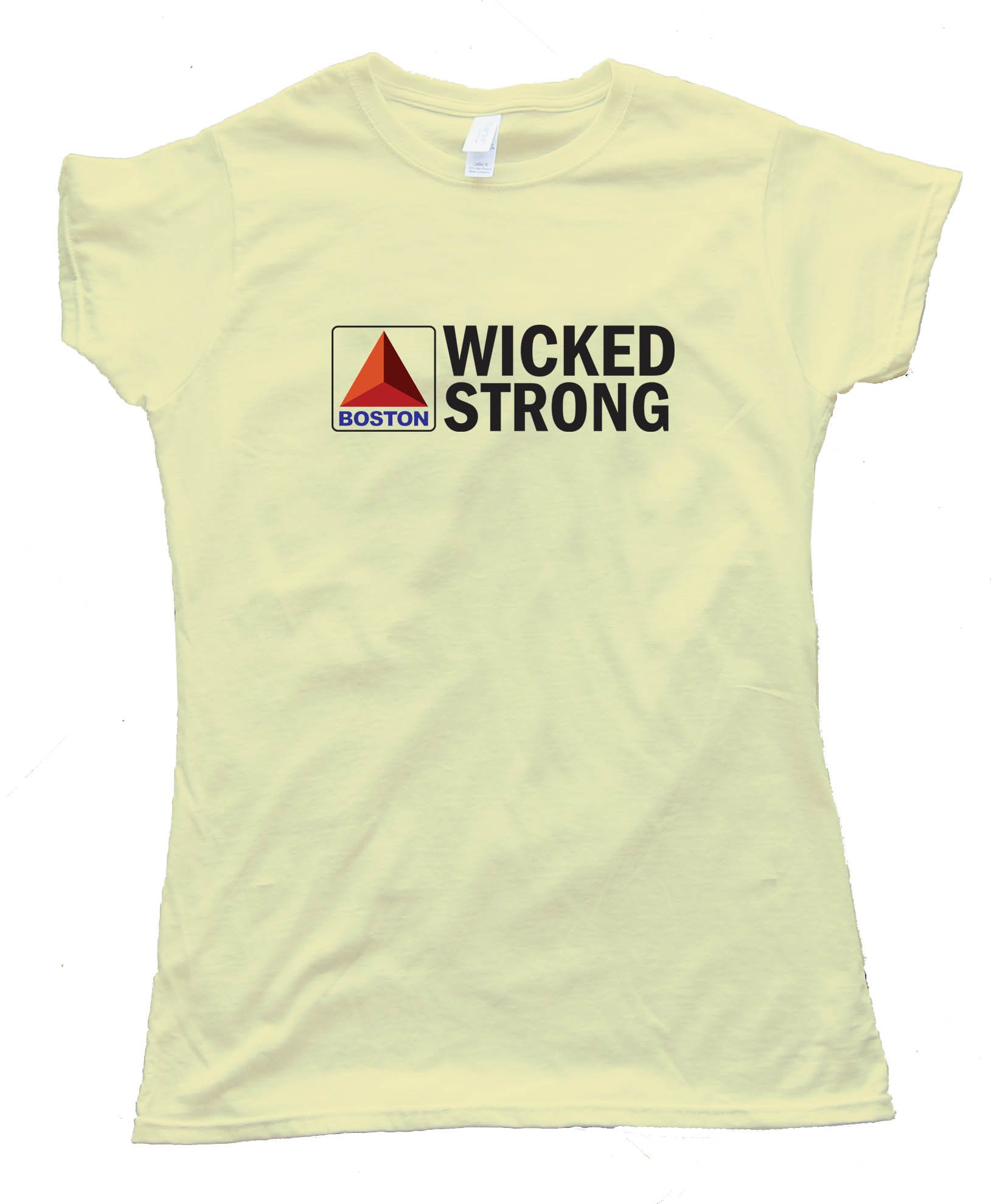 Womens Boston Wicked Strong Citgo Sign - Tee Shirt