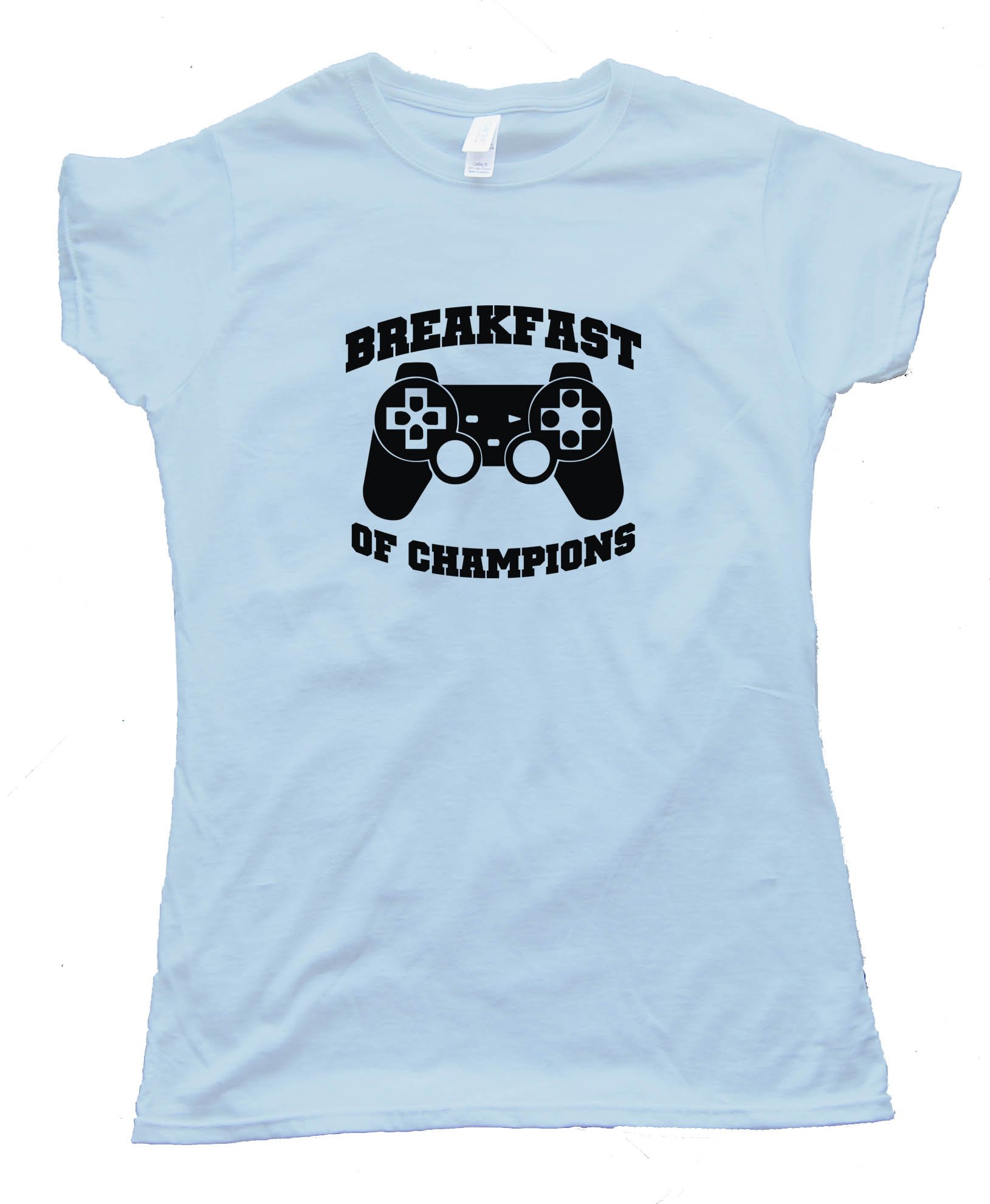 Womens Breakfast Of Champions Gamer - Tee Shirt