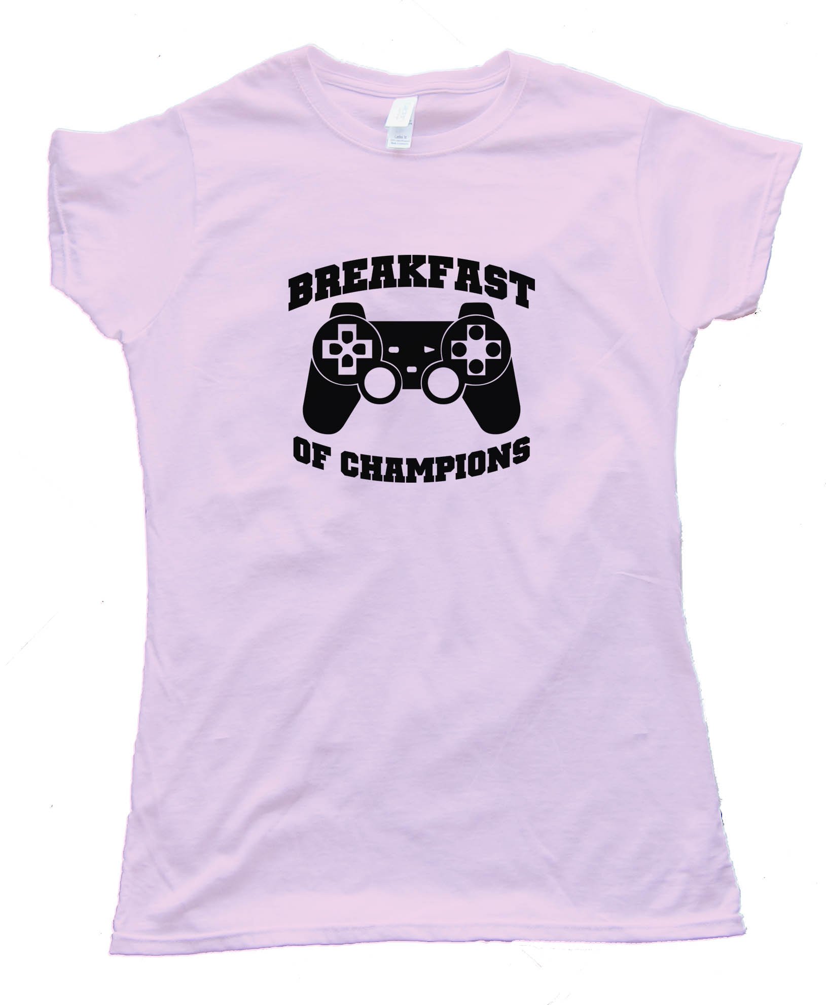 Womens Breakfast Of Champions Gamer - Tee Shirt