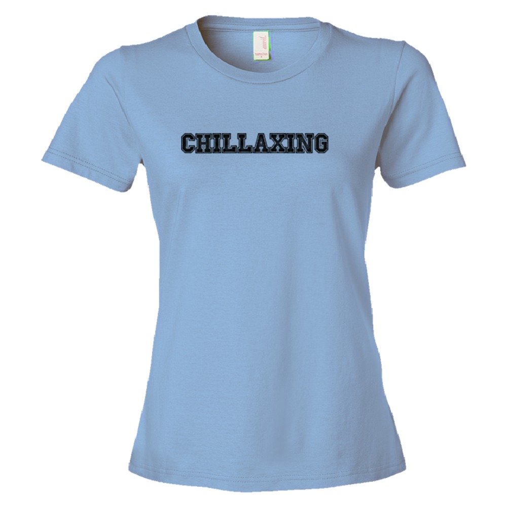 Womens Chillaxing Relaxing Word Feed - Tee Shirt